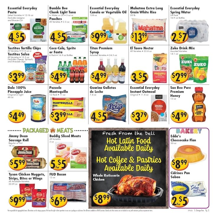 Ideal Food Basket (5637 South Orange Ave, Orlando, FL) Weekly Ad September 16 - 22, 2026