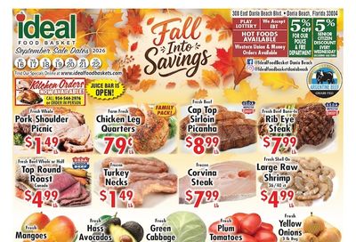 Ideal Food Basket (Dania Beach, FL) Weekly Ad September 16 - 22, 2026