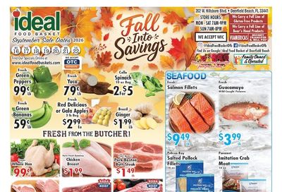 Ideal Food Basket (Deerfield Beach, FL) Weekly Ad September 16 - 22, 2026