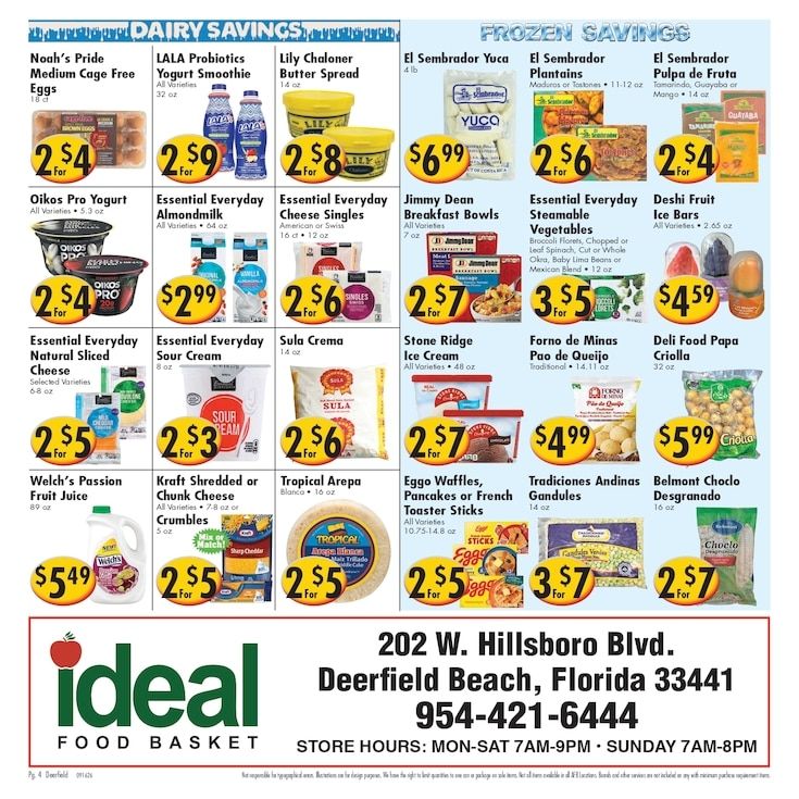 Ideal Food Basket (Deerfield Beach, FL) Weekly Ad September 16 - 22, 2026