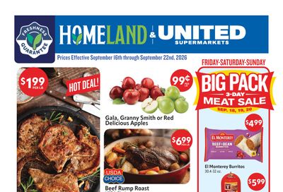Homeland Stores (Bartlesville and Nowata, OK) Weekly Ad September 16 - 22, 2026