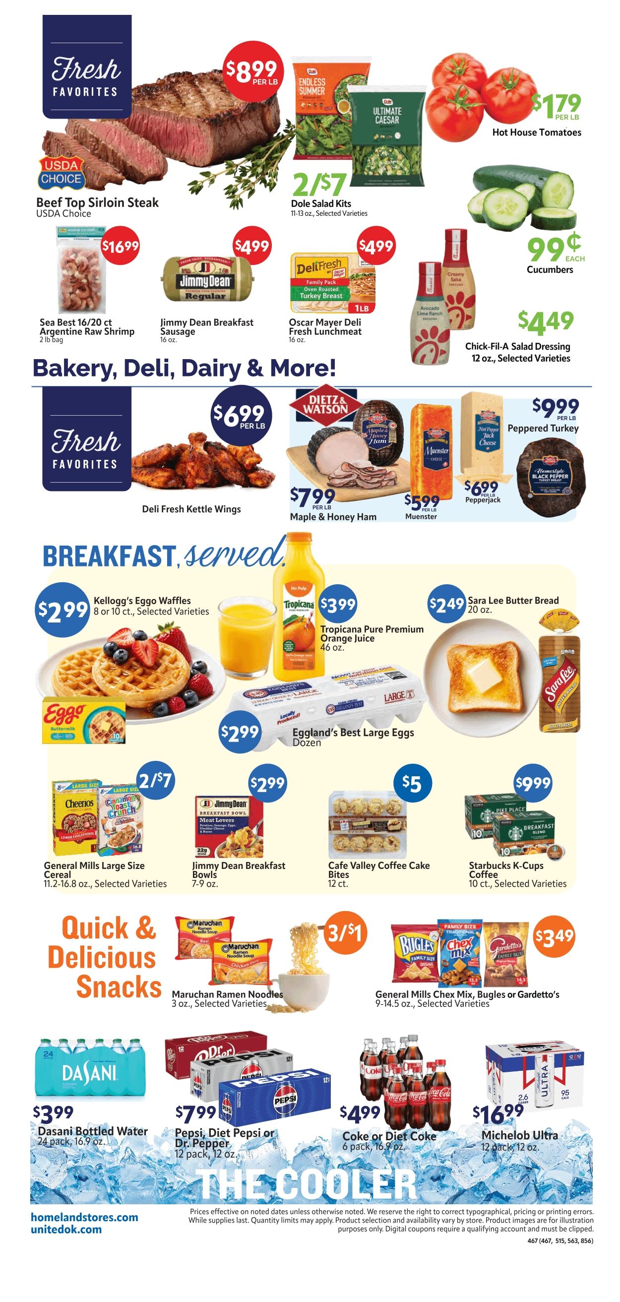 Homeland Stores (Bartlesville and Nowata, OK) Weekly Ad September 16 - 22, 2026