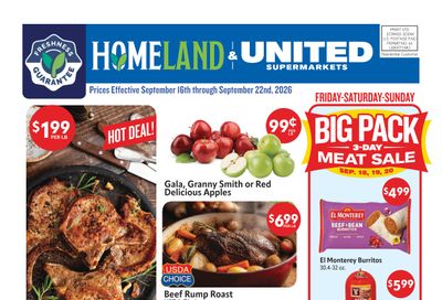 Homeland Stores (Haskell, OK) Weekly Ad September 16 - 22, 2026