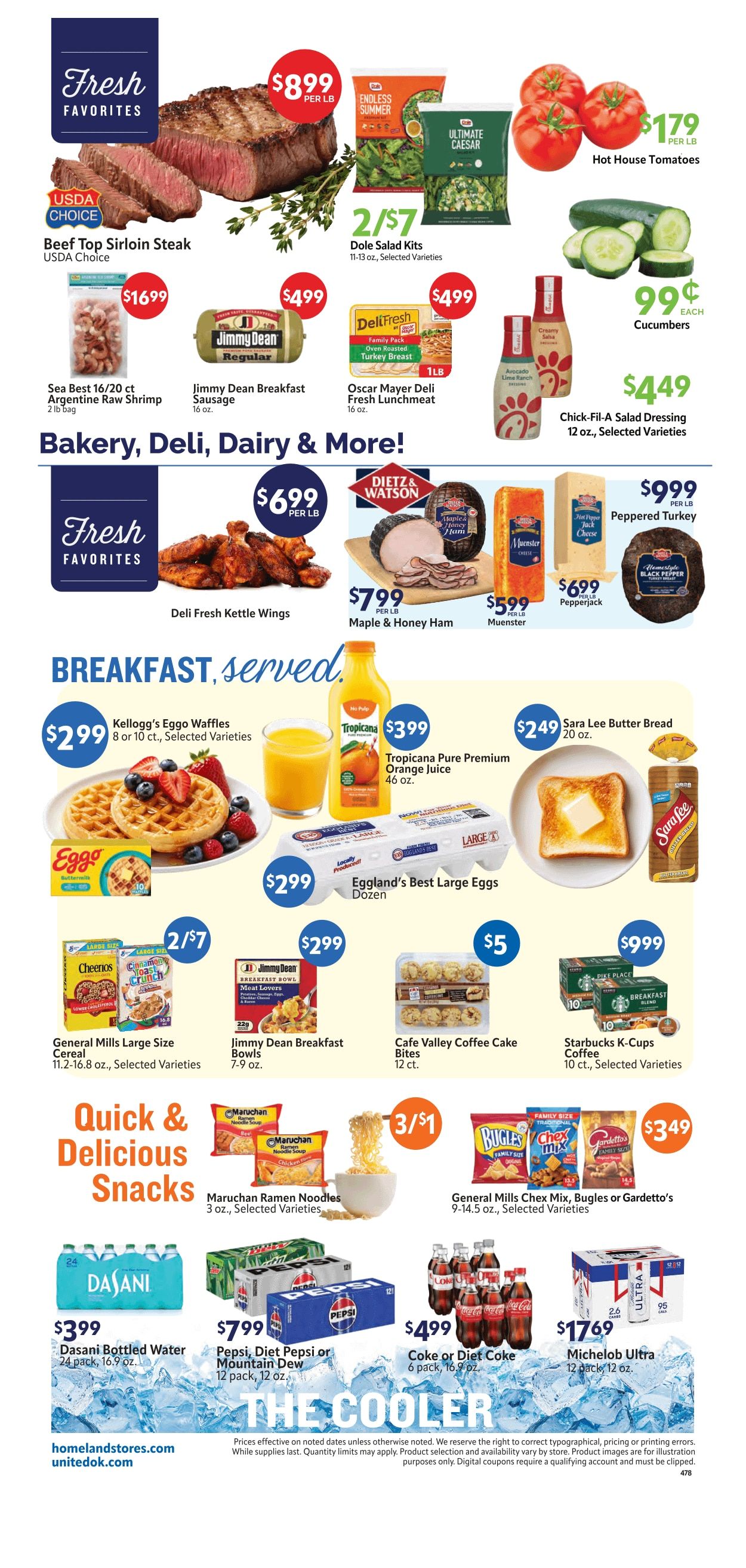 Homeland Stores (Justin, TX) Weekly Ad September 16 - 22, 2026