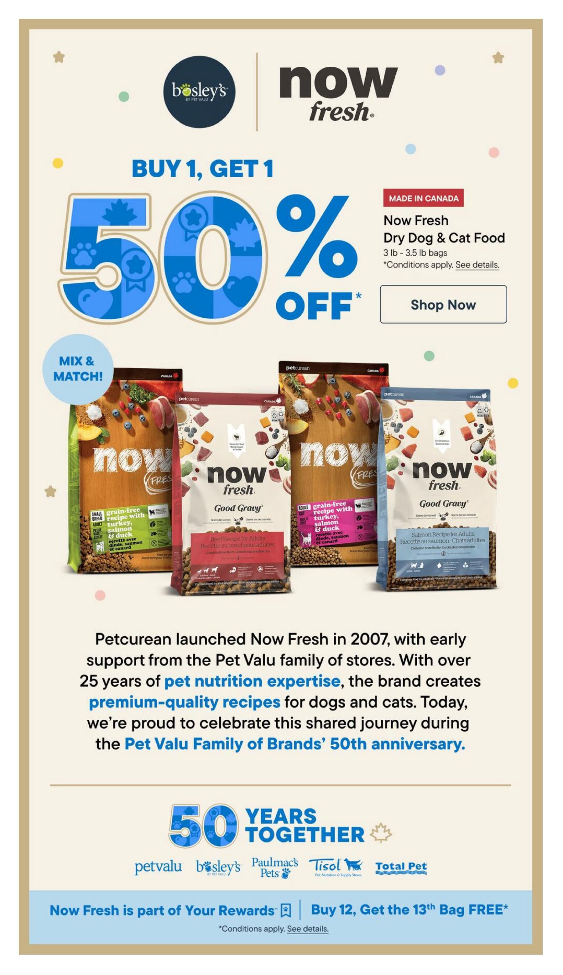Bosley's by PetValu Flyer September 17 to 30