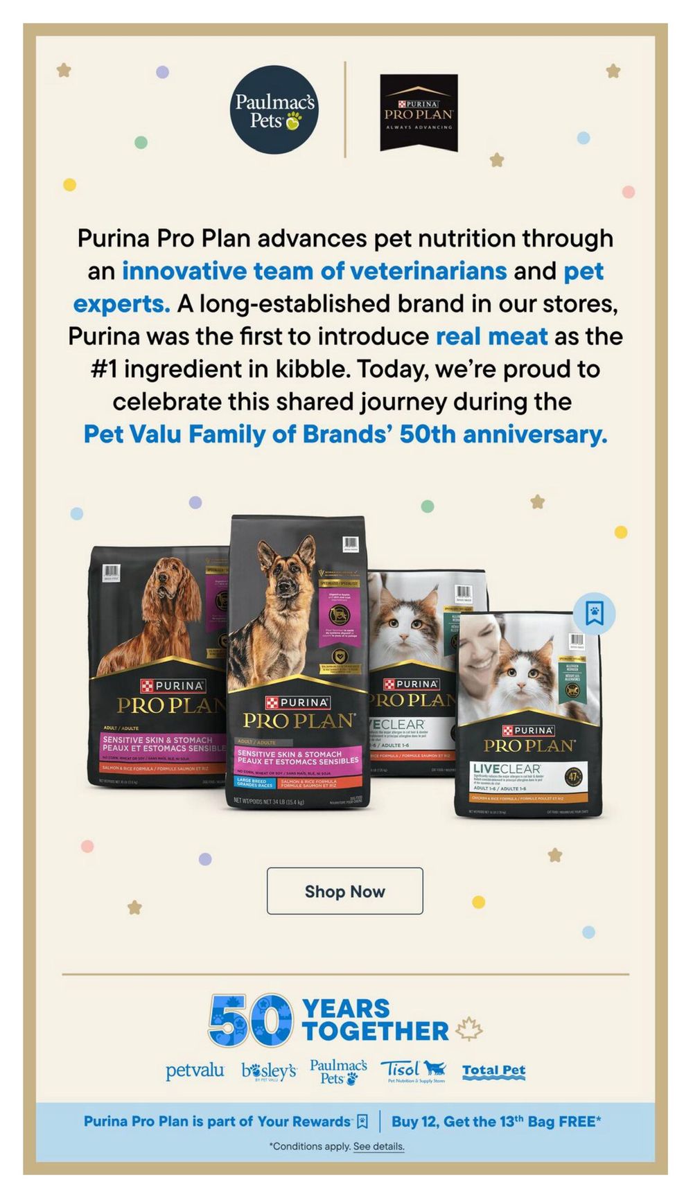 Paulmac's Pets Flyer September 17 to 30