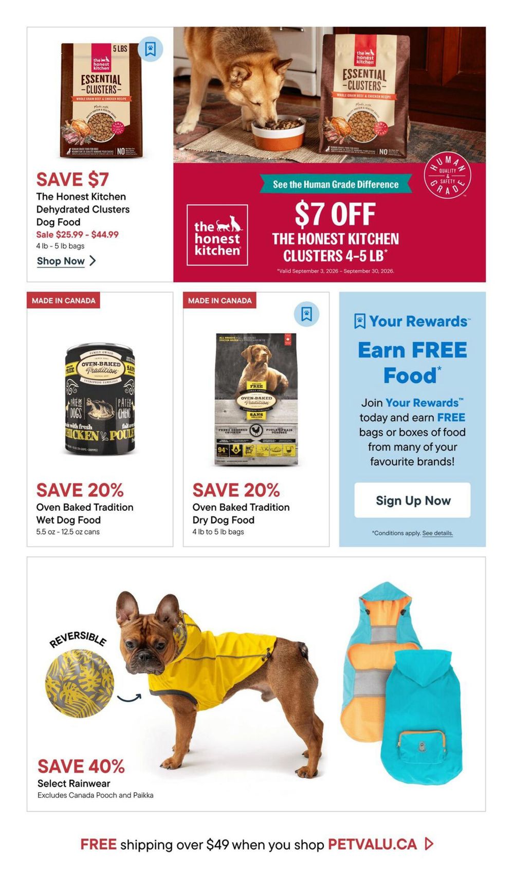 Paulmac's Pets Flyer September 17 to 30