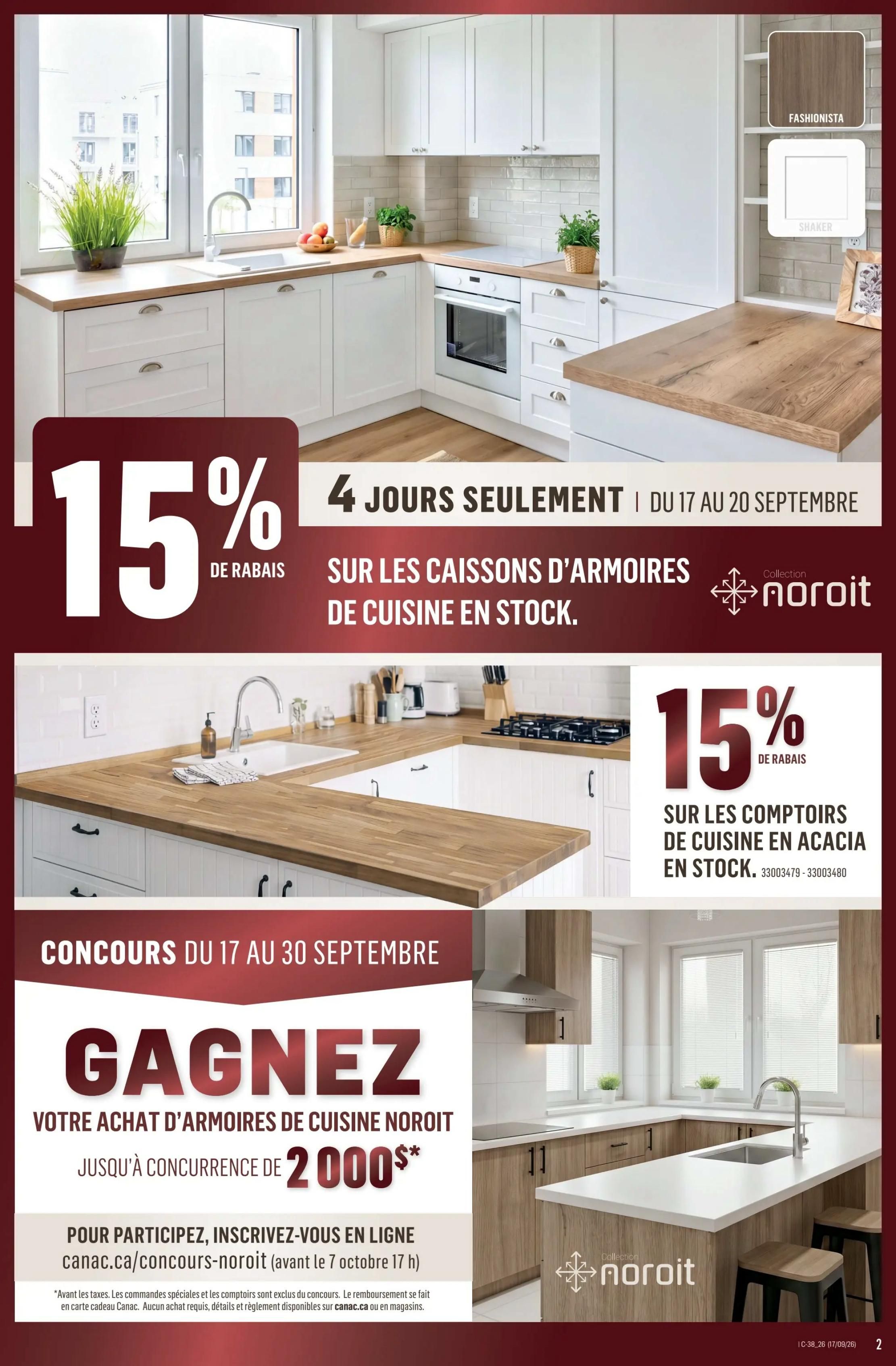 Canac Flyer September 17 to 23