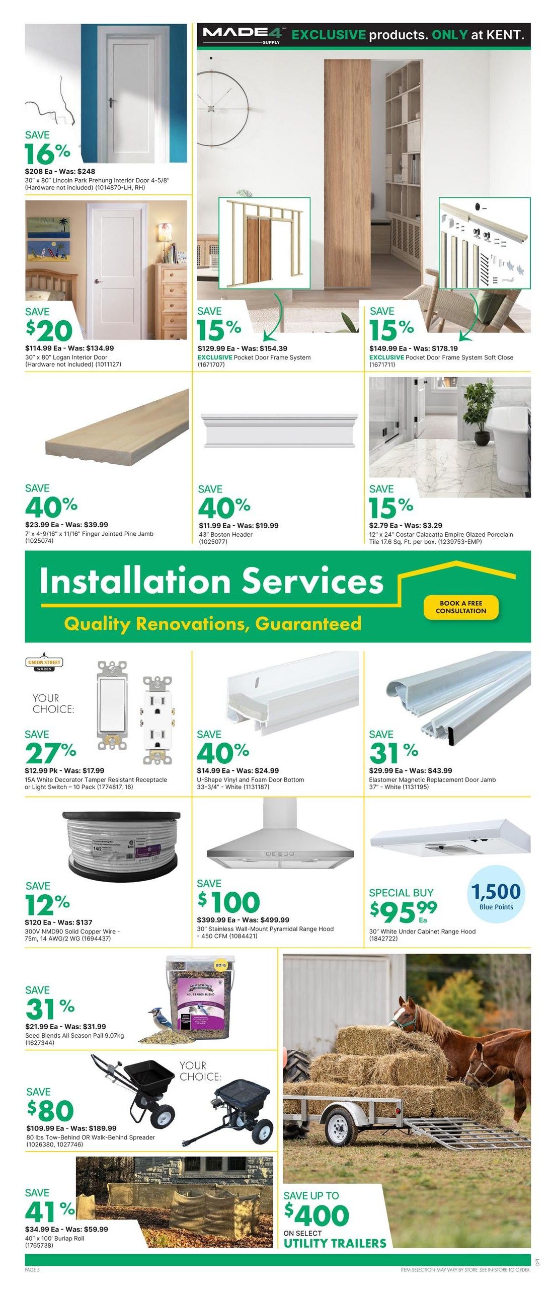 Kent Building Supplies Flyer September 17 to 23
