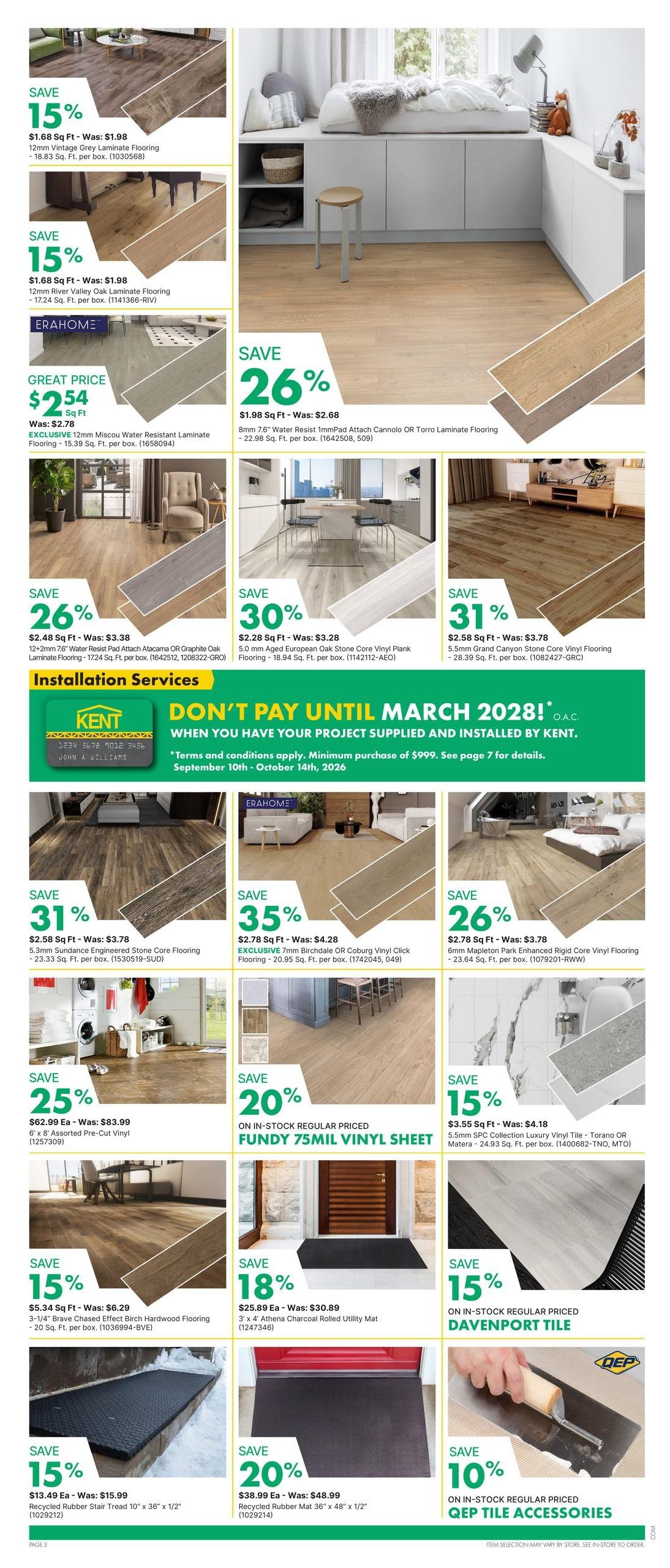 Kent Building Supplies Flyer September 17 to 23