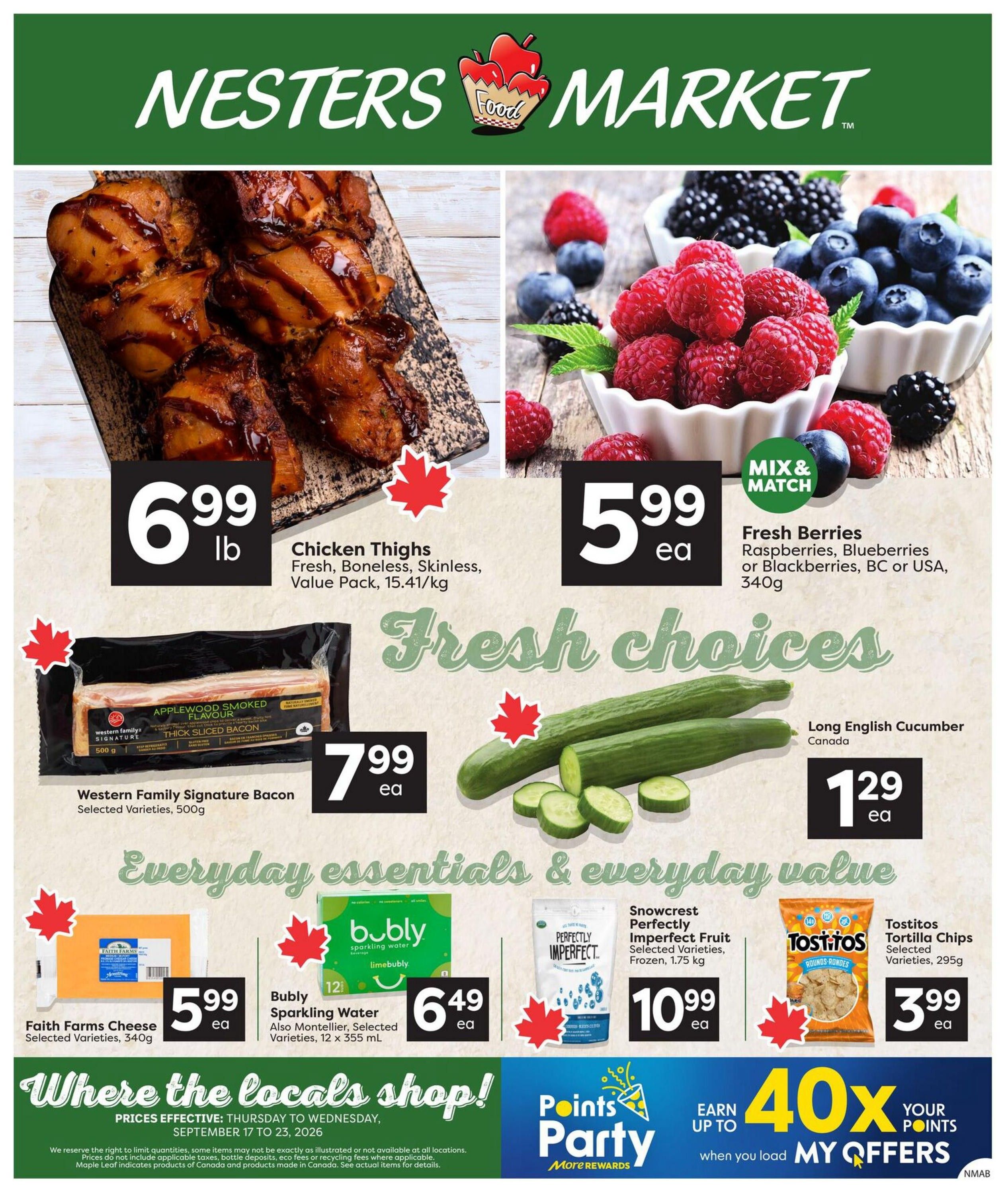 Nesters Market Flyer September 17 to 23