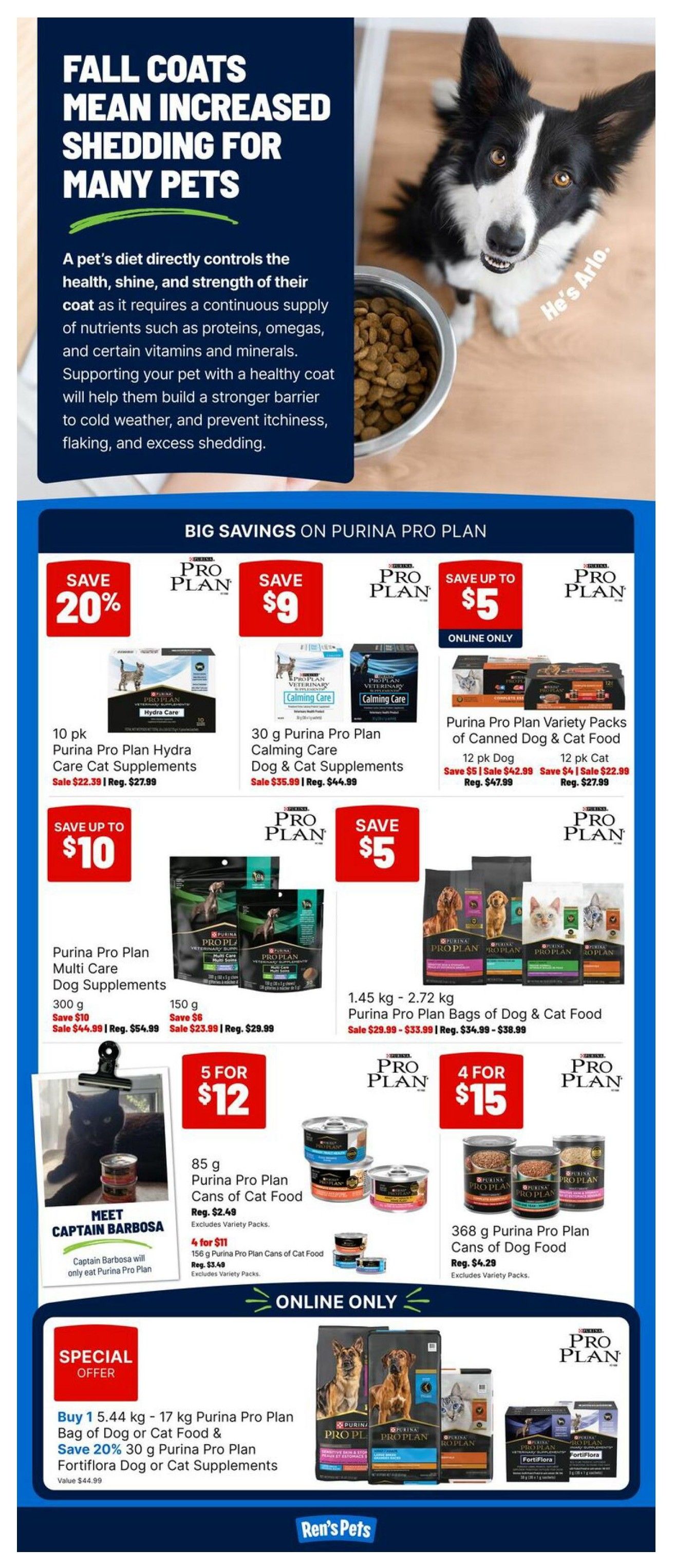 Ren's Pets Flyer September 17 to 23