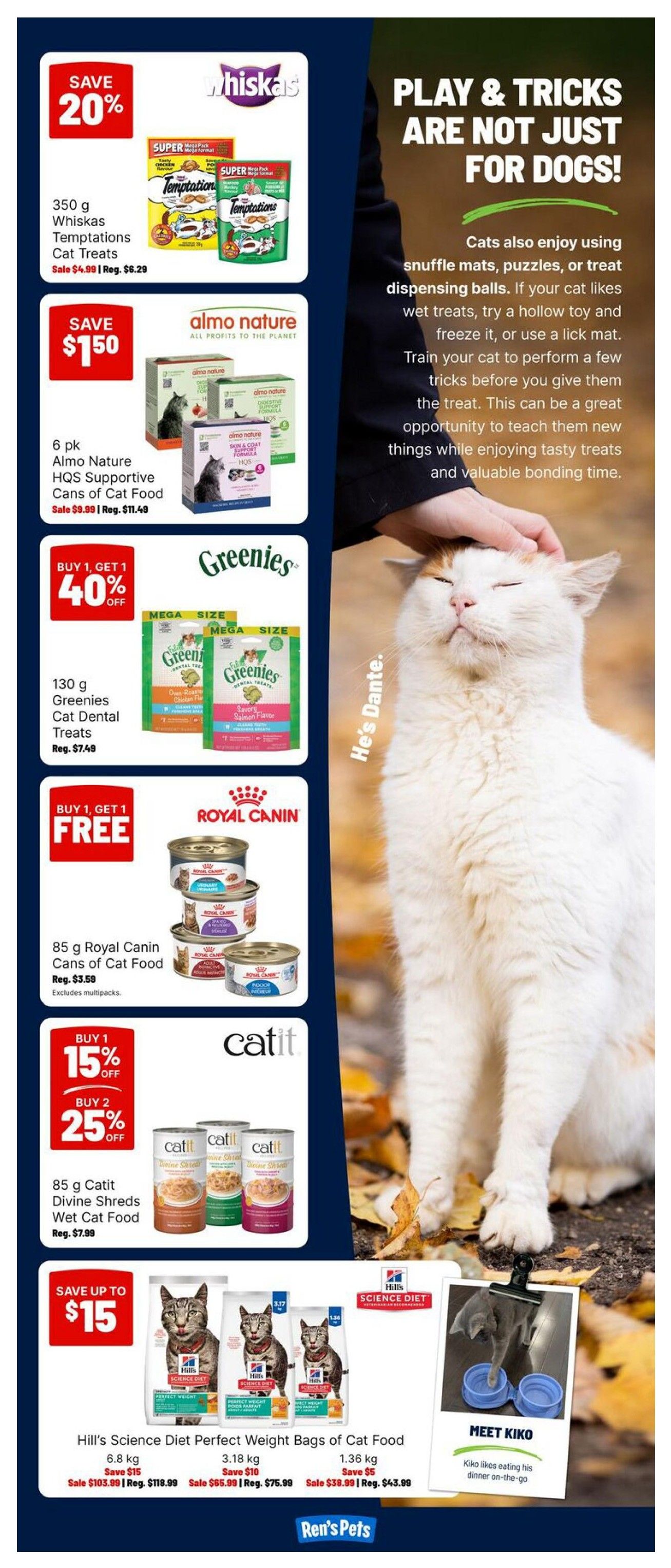 Ren's Pets Flyer September 17 to 23
