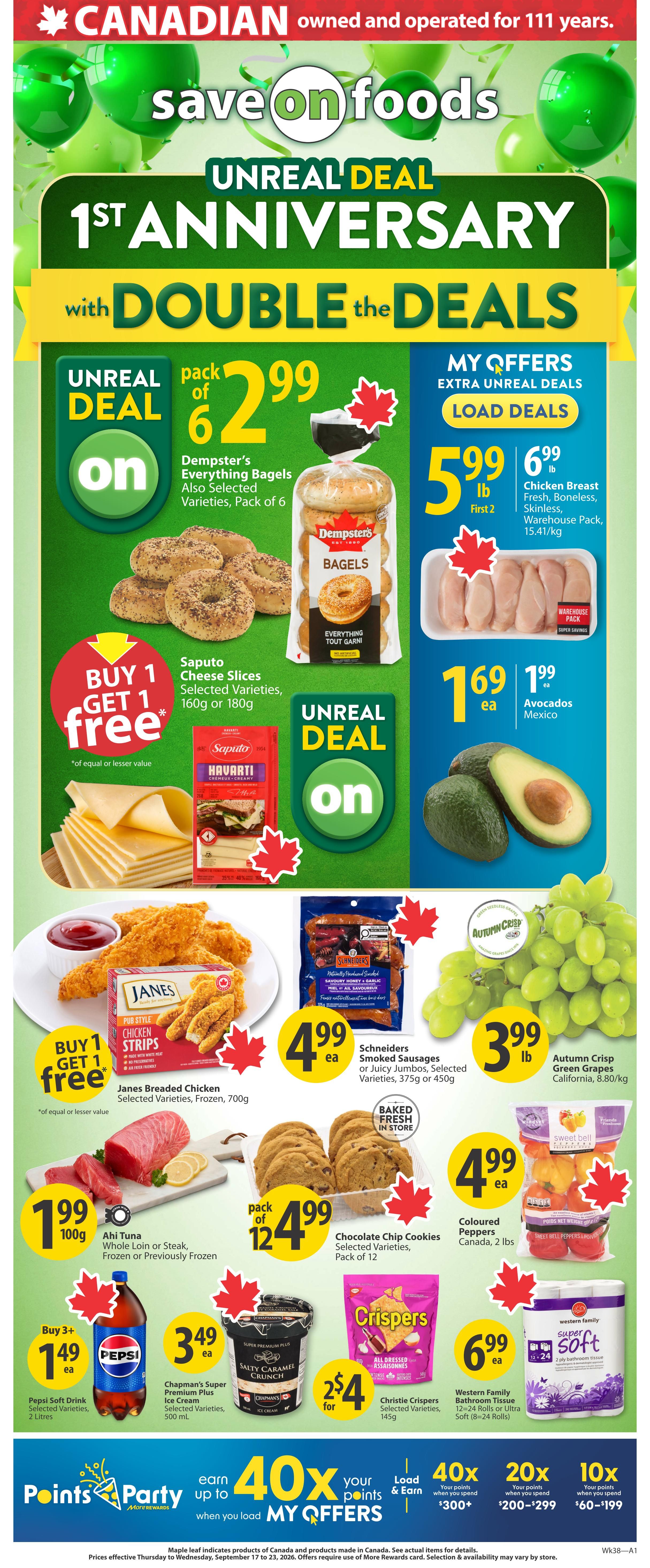Save On Foods (BC) Flyer September 17 to 23