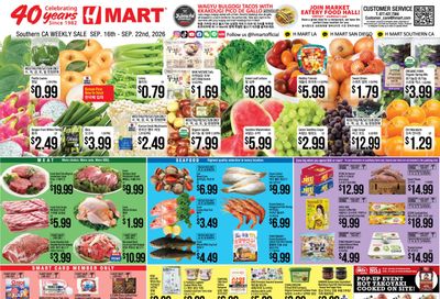 H Mart (Alhambra Area, CA) Weekly Ad September 16 - 22, 2026