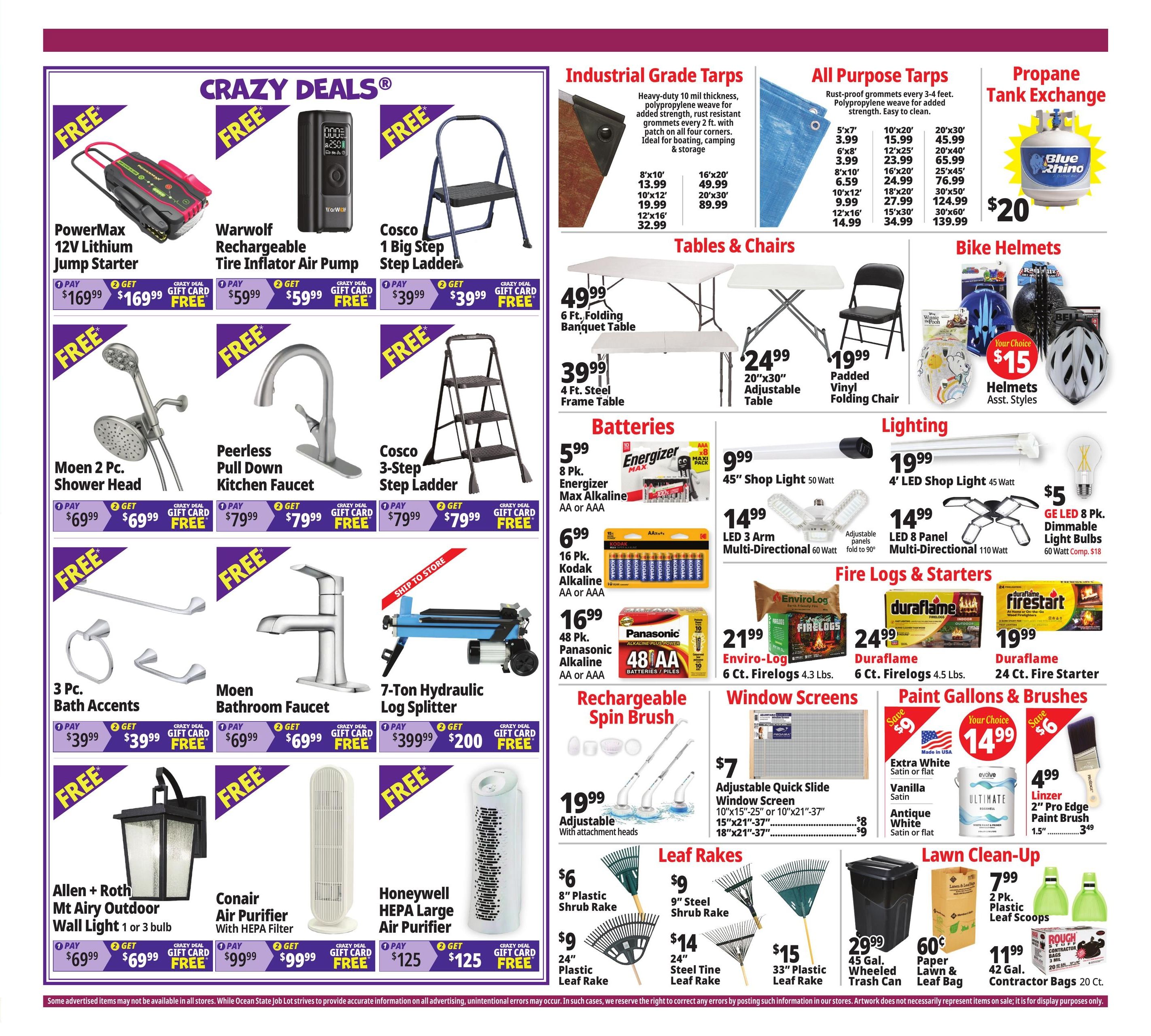 Ocean State Job Lot Weekly Ad September 10 - 16, 2026