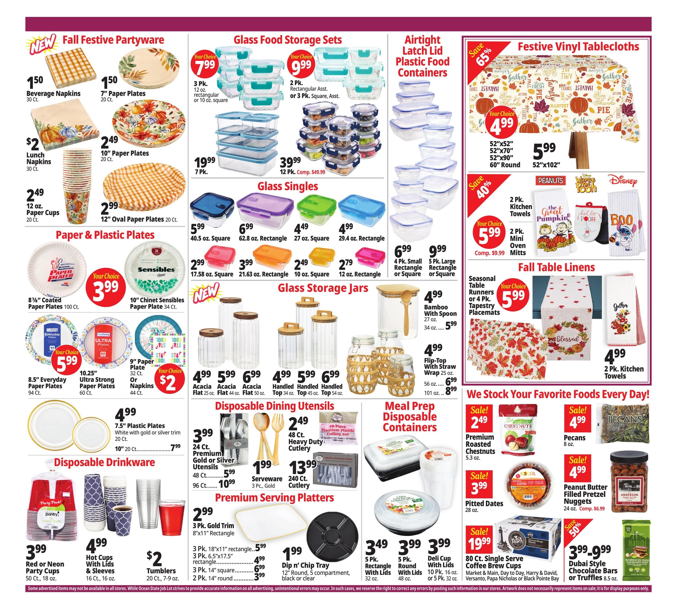 Ocean State Job Lot Weekly Ad September 10 - 16, 2026