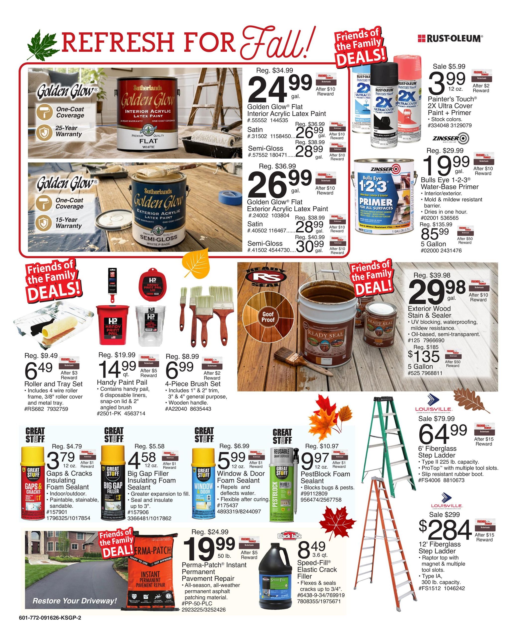 Sutherlands (Edgerton Area, KS) Weekly Ad September 16 - 27, 2026
