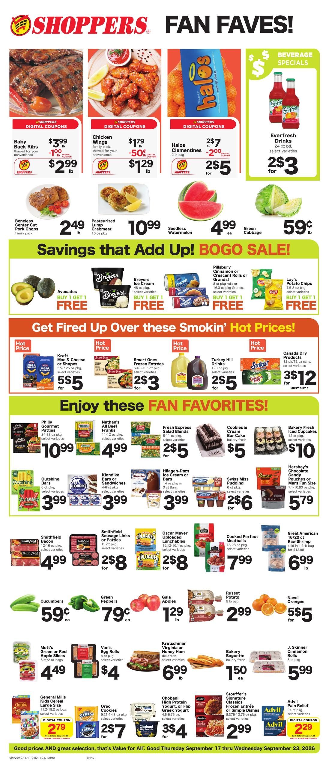 Shoppers (Alexandria-Lignum Area, VA) Weekly Savings Weekly Ad September 17 - 23, 2026