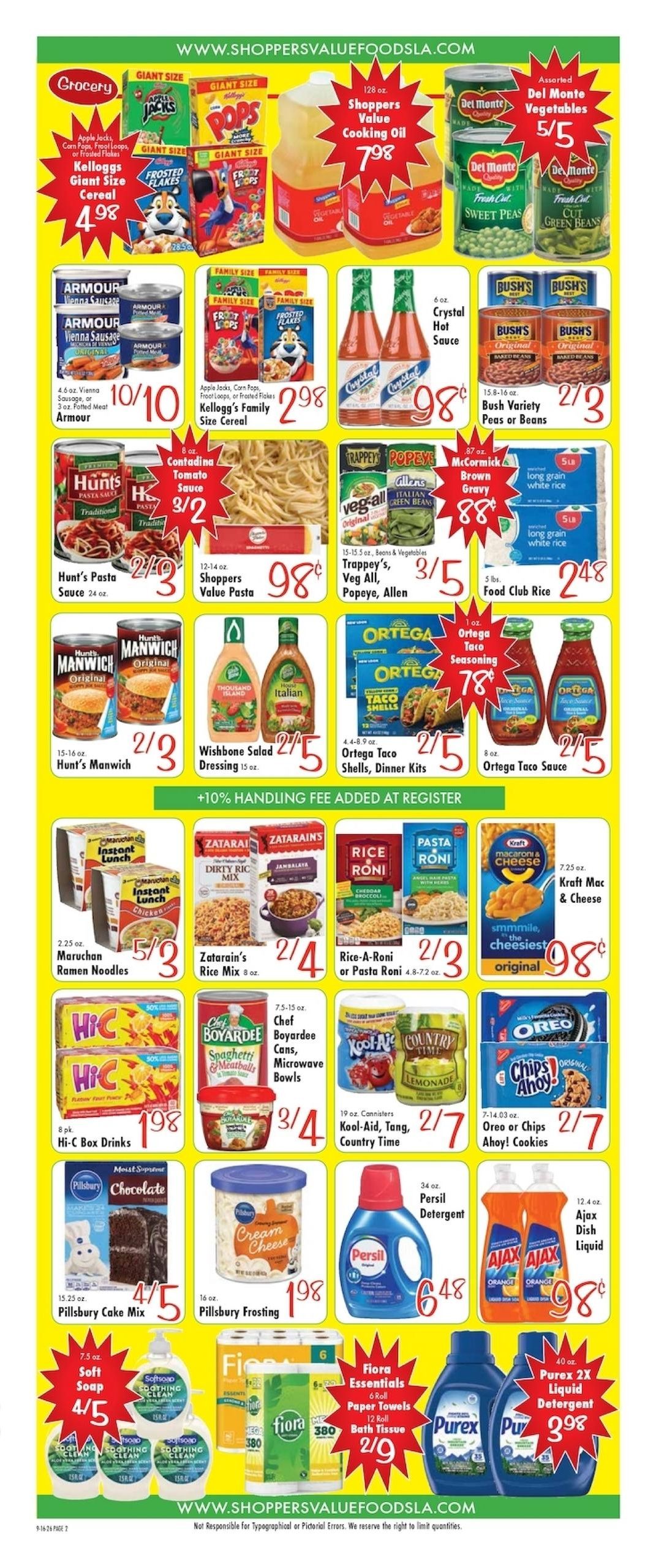 Shoppers Value Foods LA Weekly Ad September 16 - 29, 2026