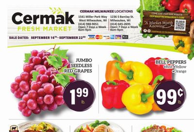 Cermak Fresh Market (Milwaukee Area, WI) Weekly Ad September 16 - 22, 2026