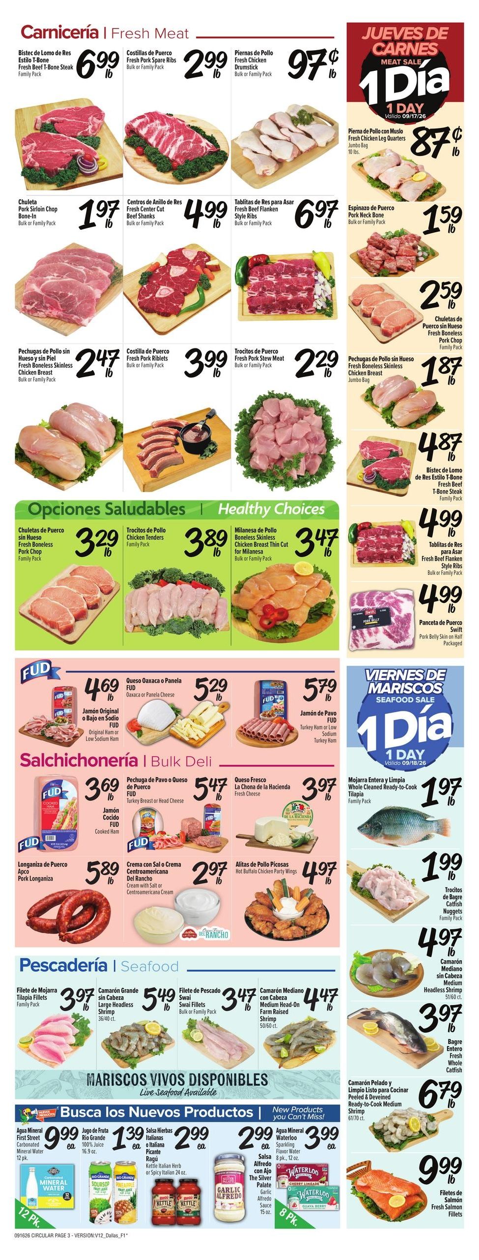 Fiesta Mart (Allen Area, TX) Weekly Ad September 16 - 22, 2026