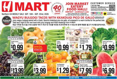 H Mart (Montara Area, CA) Weekly Ad September 16 - 22, 2026