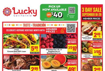 Lucky Supermarkets (Daly City Area, CA) Weekly Ad September 16 - 22, 2026