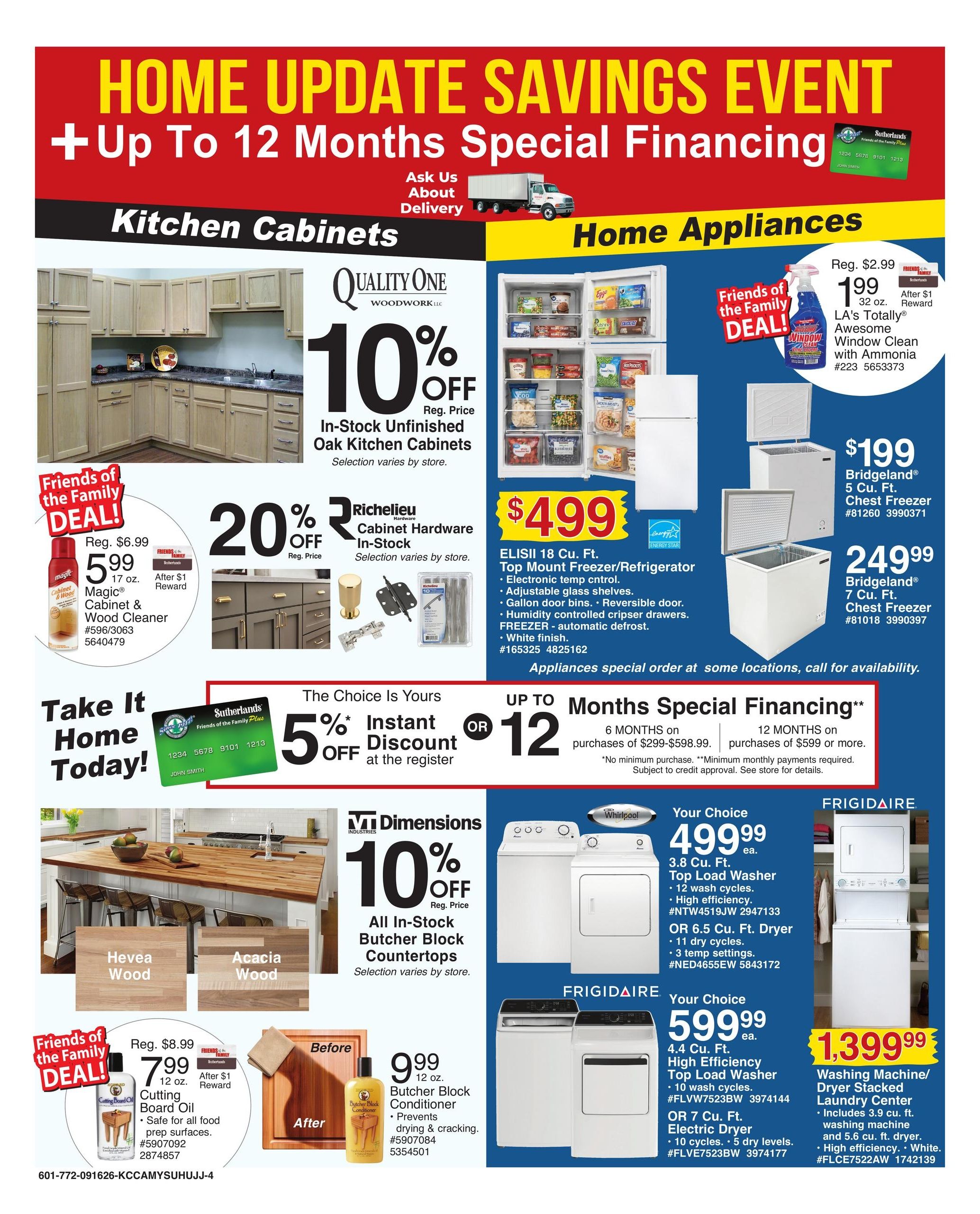 Sutherlands (La Junta Area, CO) Weekly Ad September 16 - 27, 2026