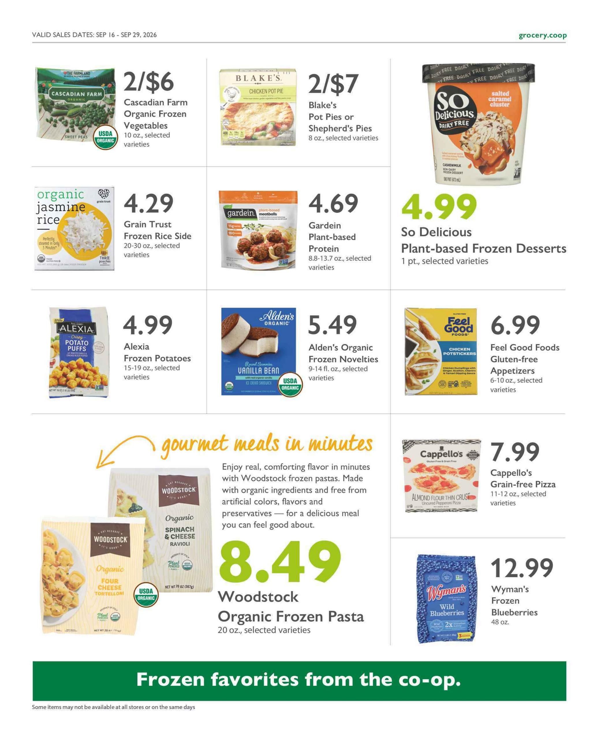 Co-opportunity Natural Foods Weekly Ad September 16 - 29, 2026