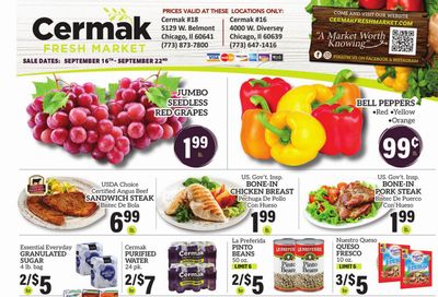 Cermak Fresh Market Weekly Ad September 16 - 22, 2026
