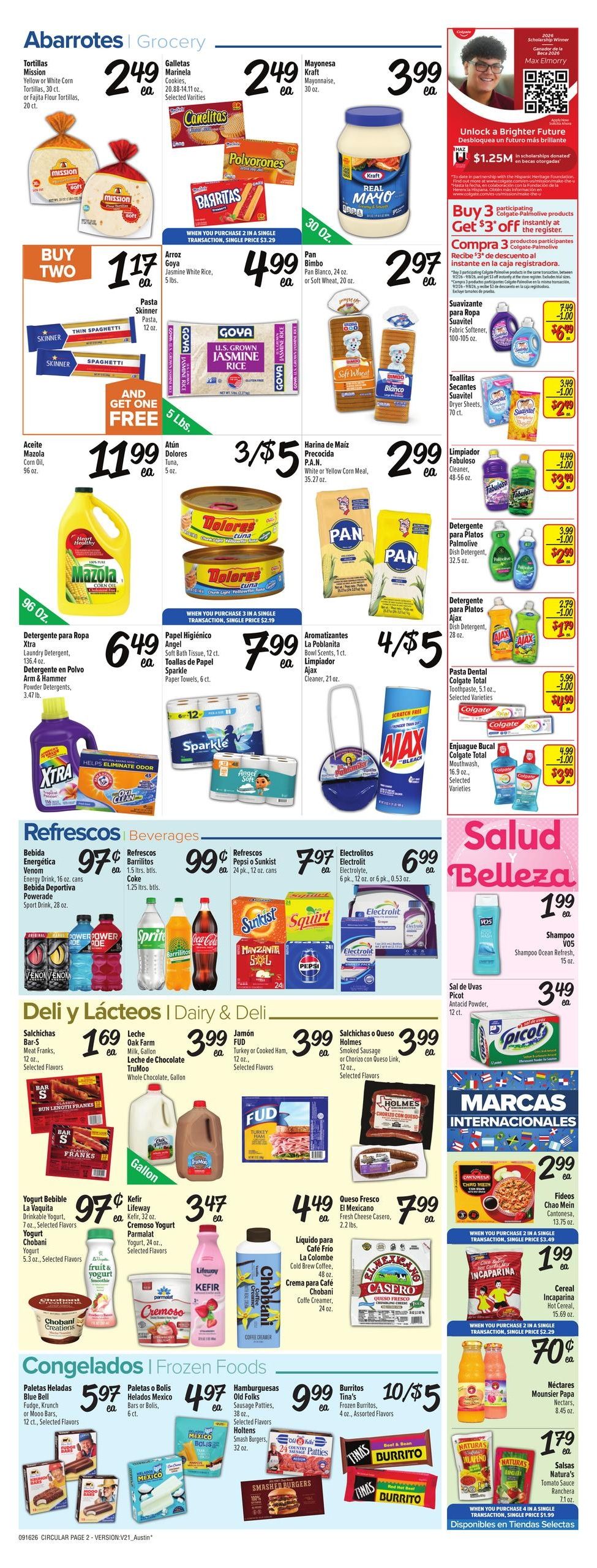 Fiesta Mart (Austin Area, TX) Weekly Ad September 16 - 22, 2026