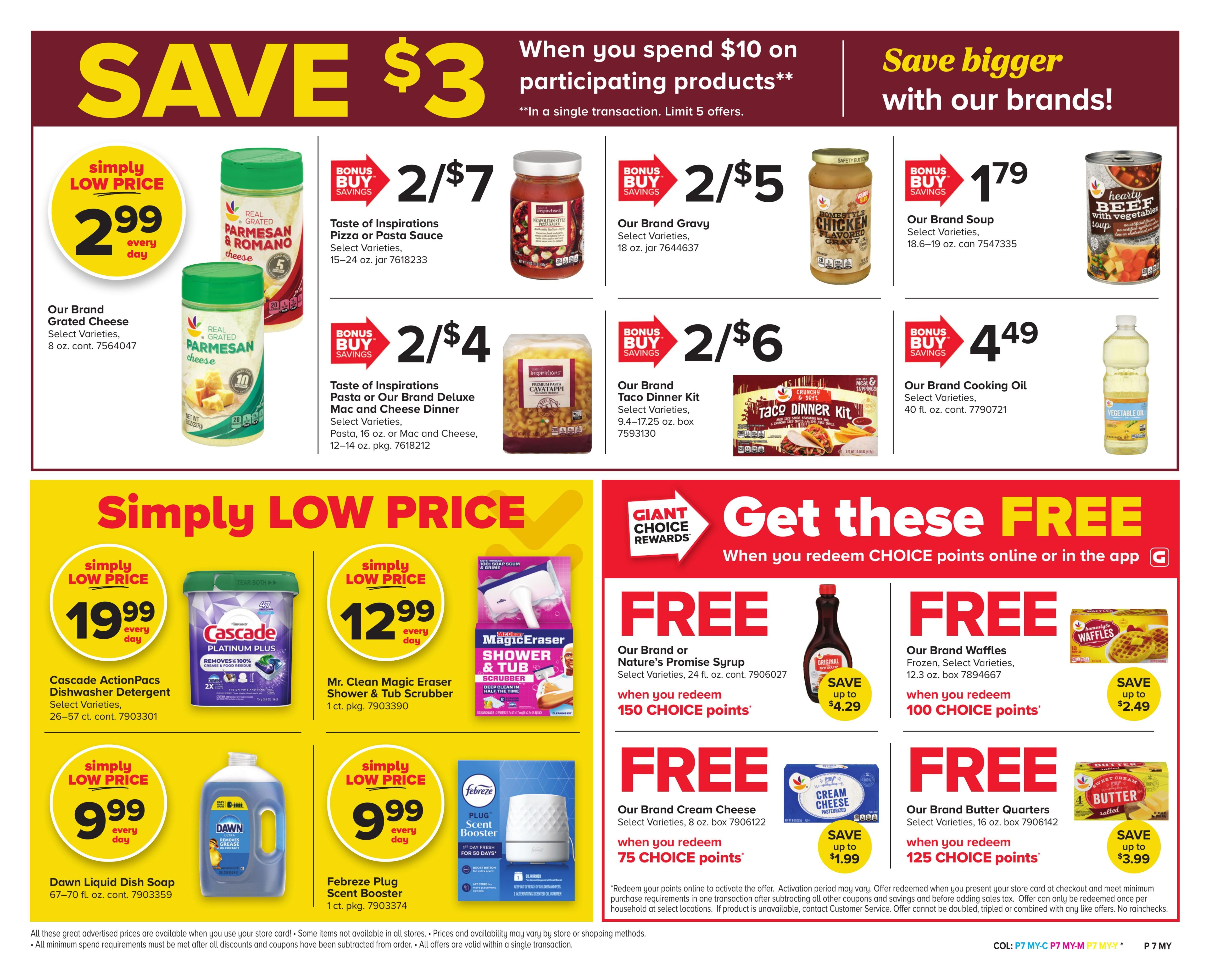Giant Food Stores (Cumberland Area, MD) Weekly Ad September 11 - 17, 2026