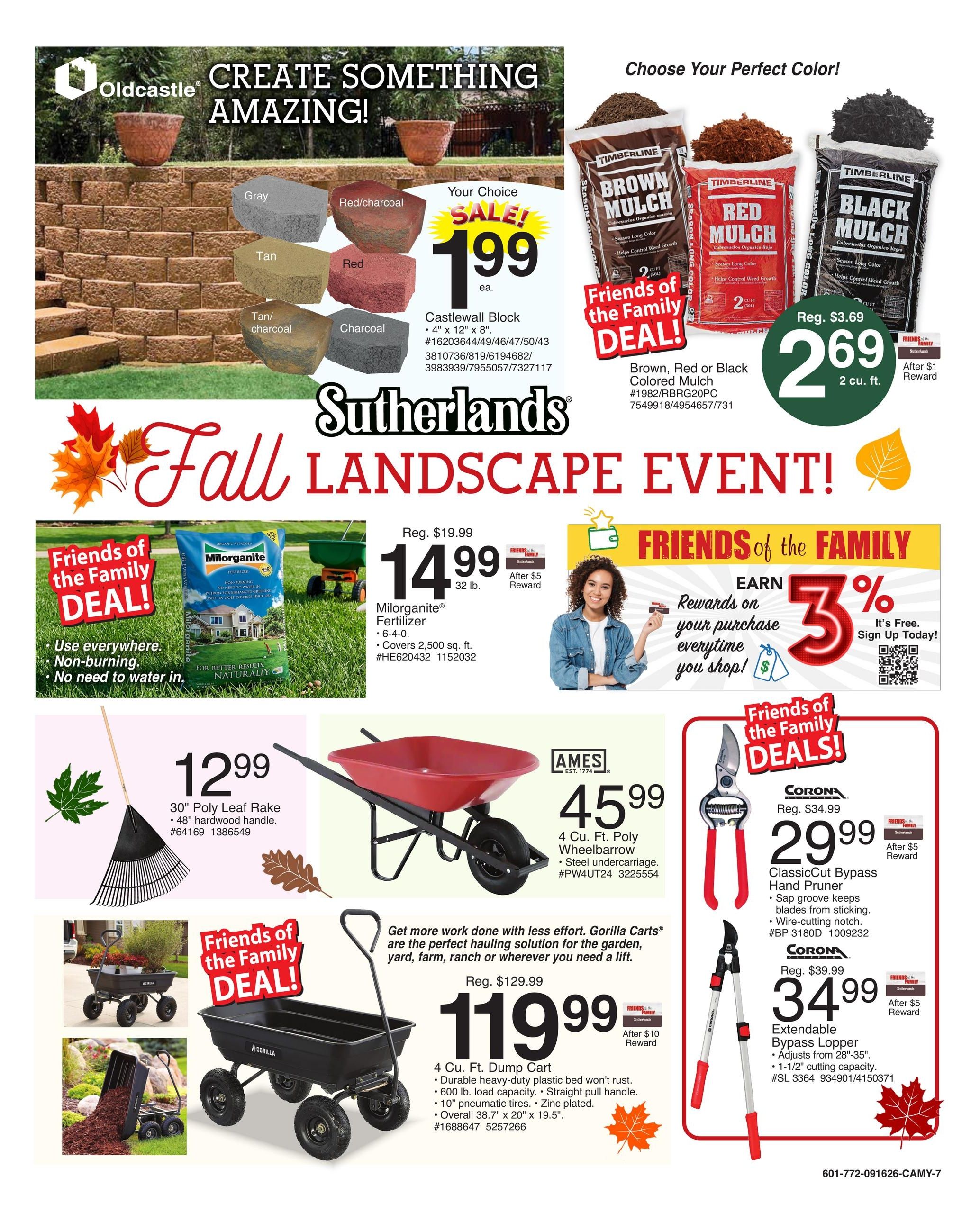 Sutherlands (Maysville Area, MO) Weekly Ad September 16 - 27, 2026