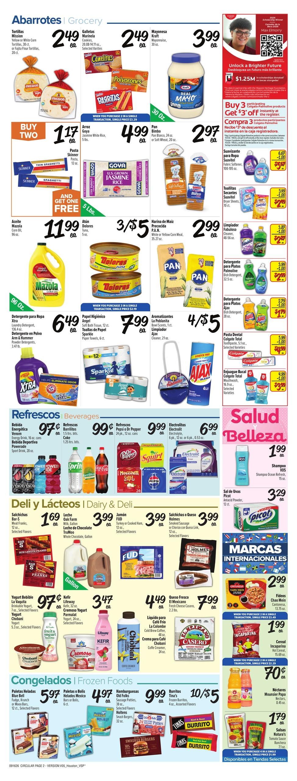 Fiesta Mart (Pasadena Area, TX) Weekly Ad September 16 - 22, 2026