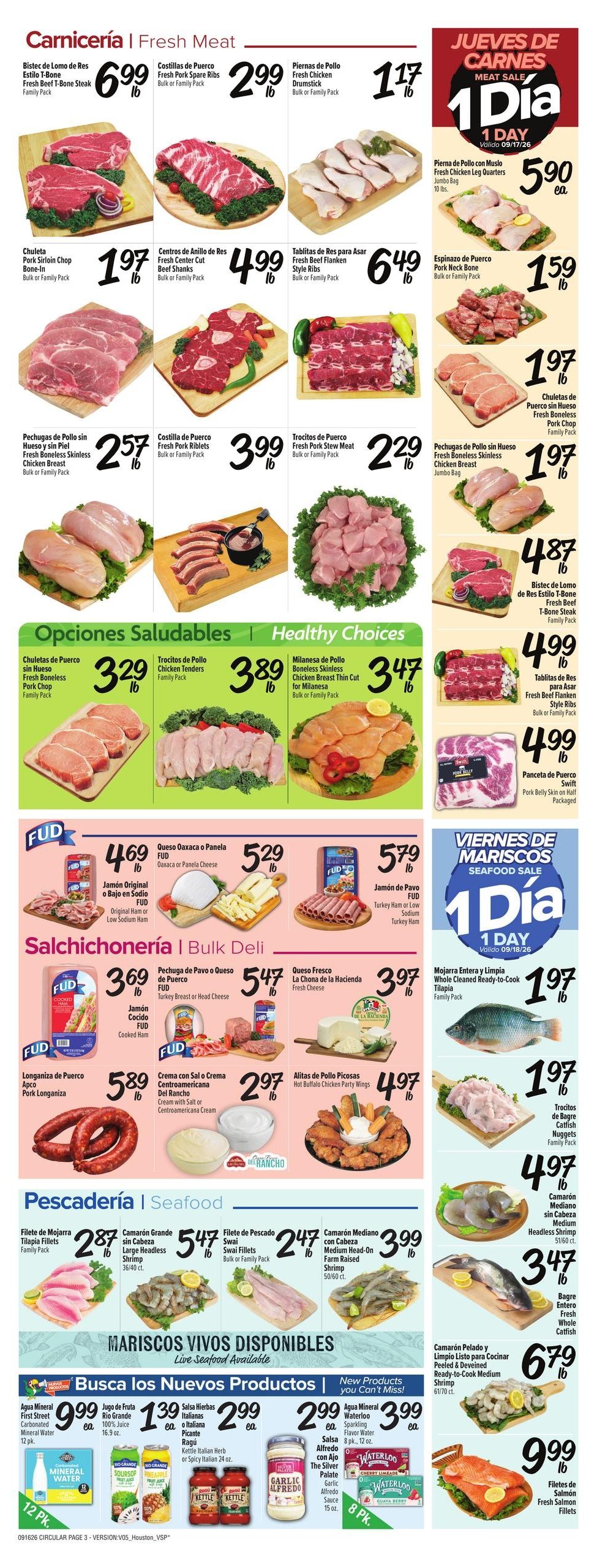 Fiesta Mart (Pasadena Area, TX) Weekly Ad September 16 - 22, 2026