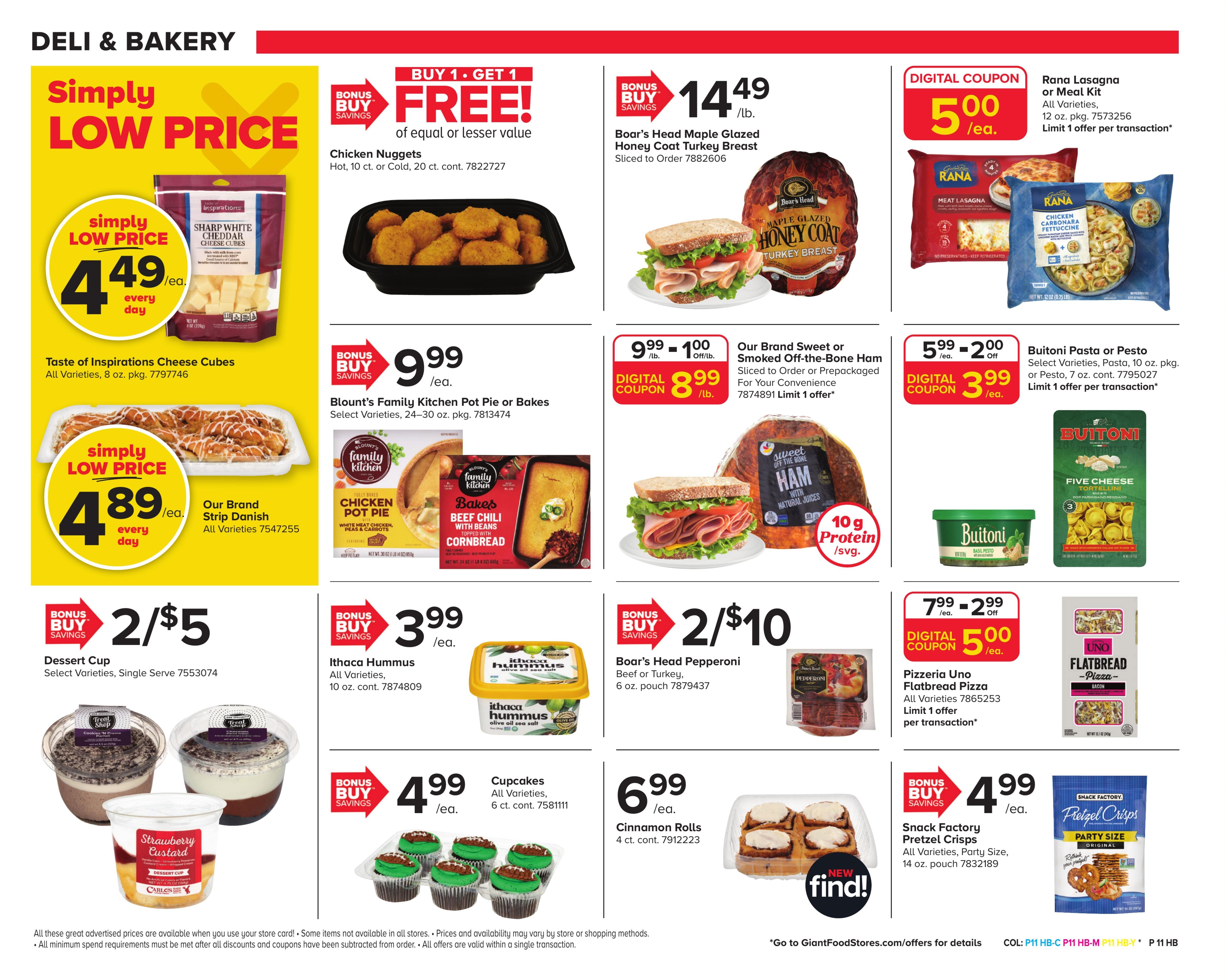 Giant Food Stores (Hagerstown Area, MD) Weekly Ad September 11 - 17, 2026