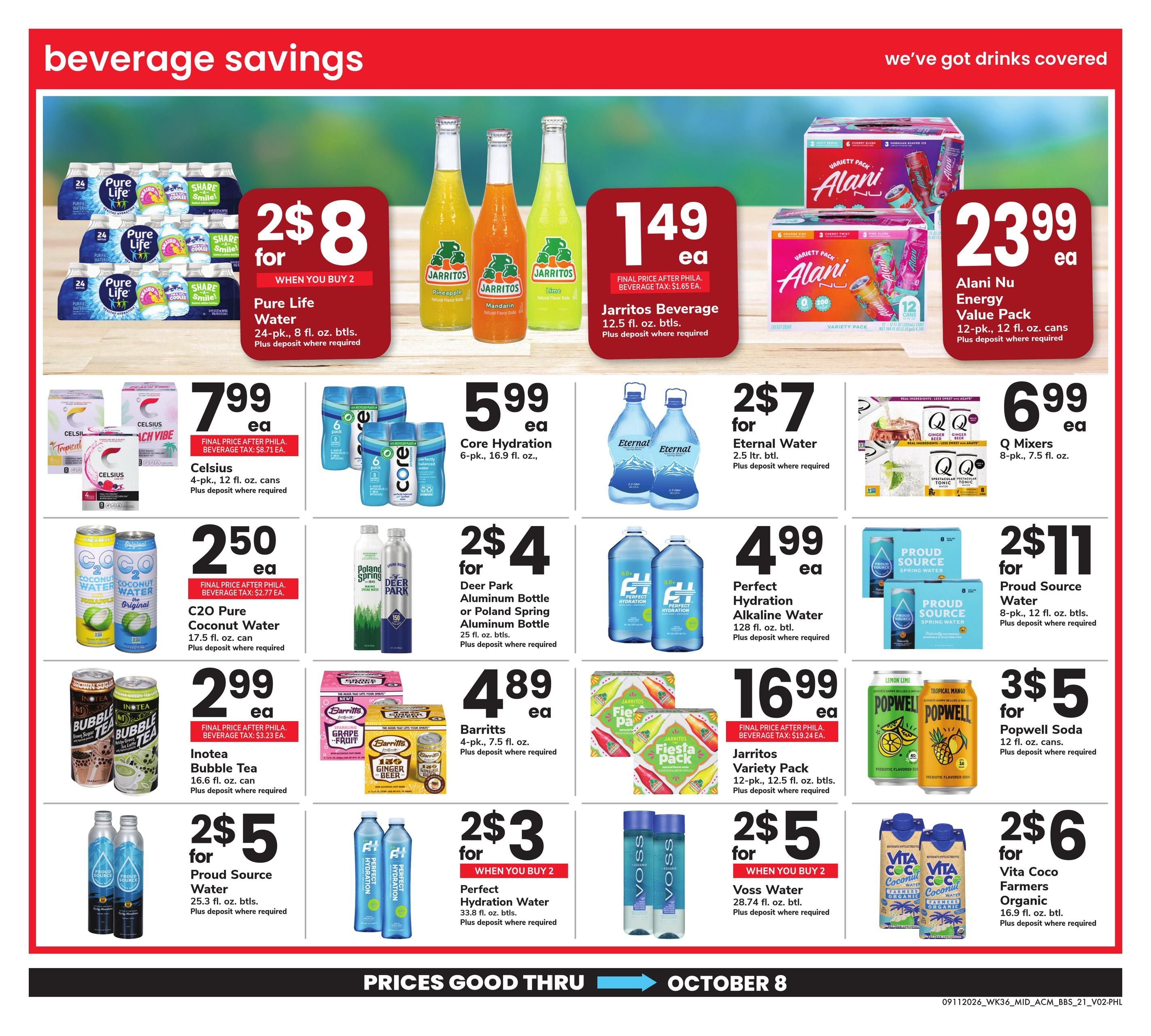 Acme Markets (Philadelphia Area, PA) Big Book of Savings Weekly Ad September 11 - October 8, 2026