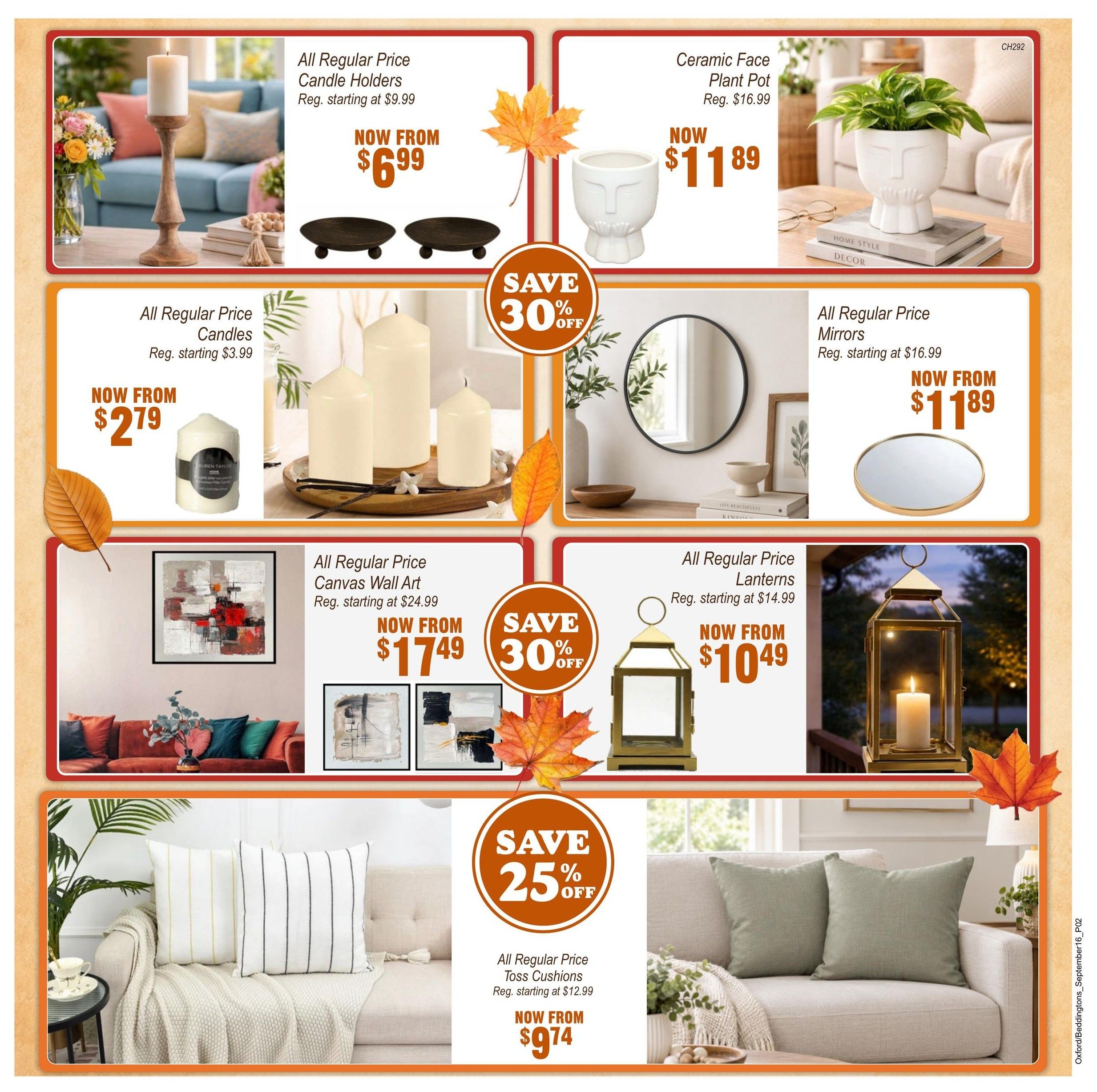 Oxford Mills Flyer September 16 to October 13