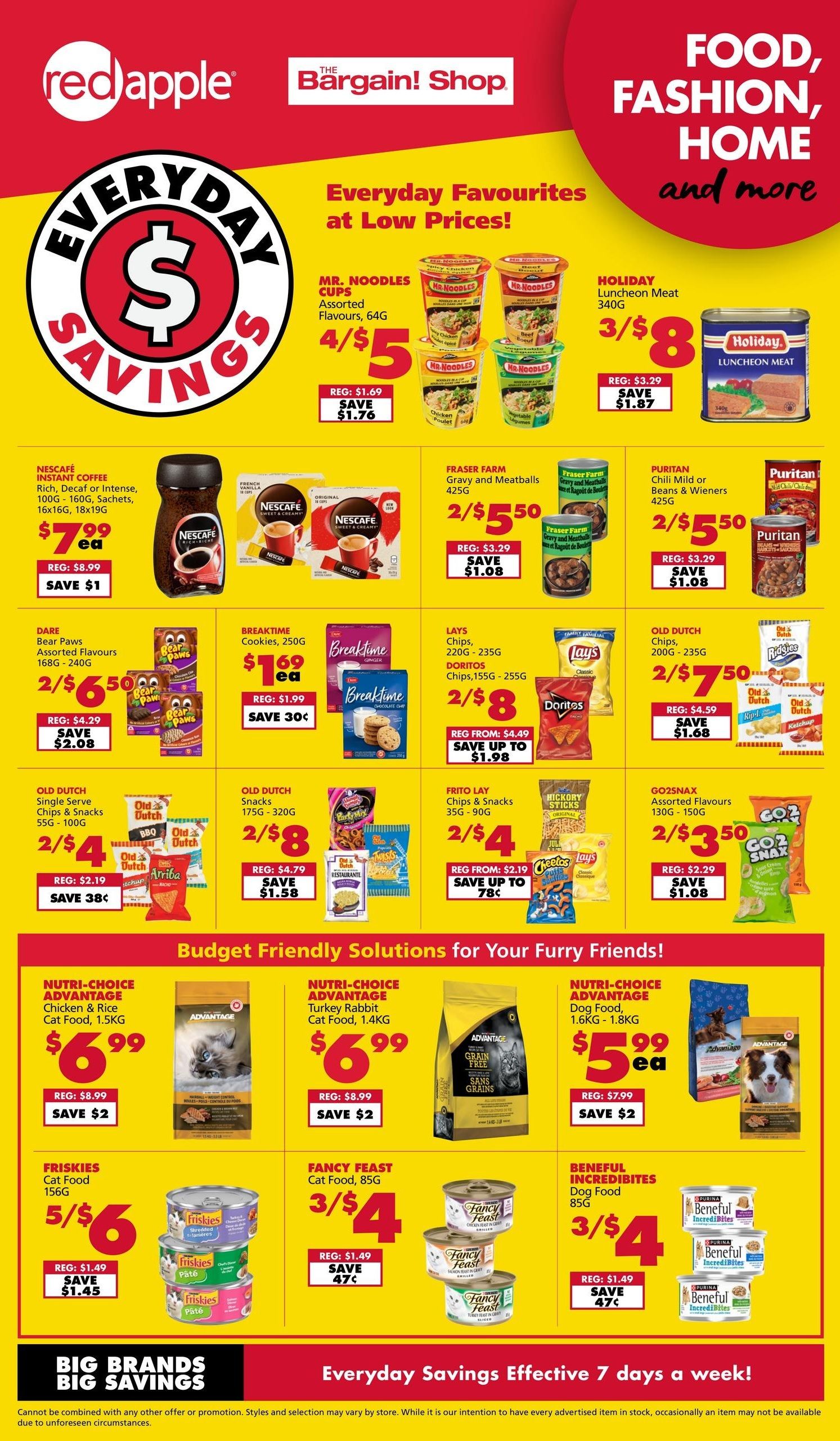 The Bargain Shop & Red Apple Stores Flyer September 17 to 23