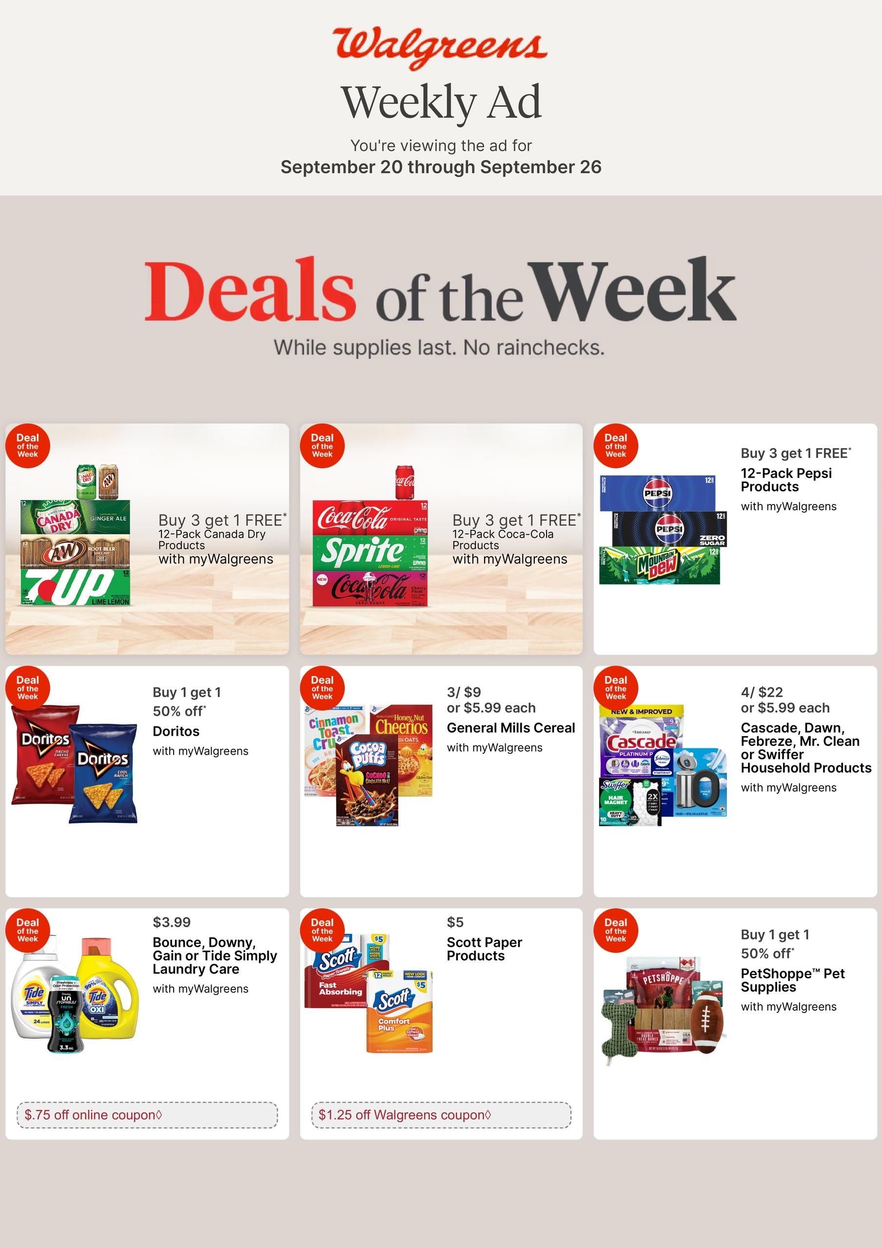 Walgreens (Honolulu-Makawao Area, HI) Weekly Ad September 20 - 26, 2026