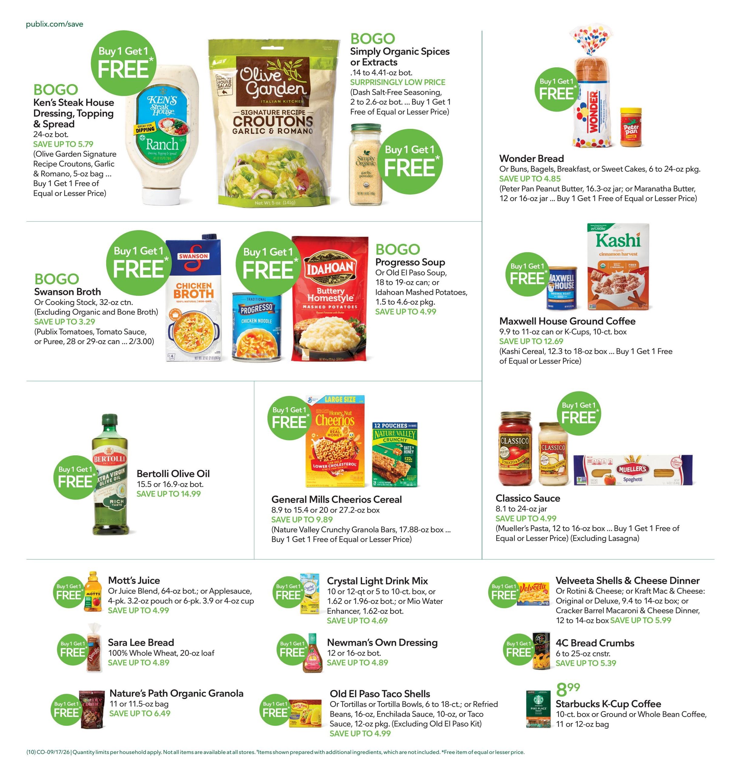 Publix (Lignum Area, VA) Weekly Ad September 16 - 22, 2026