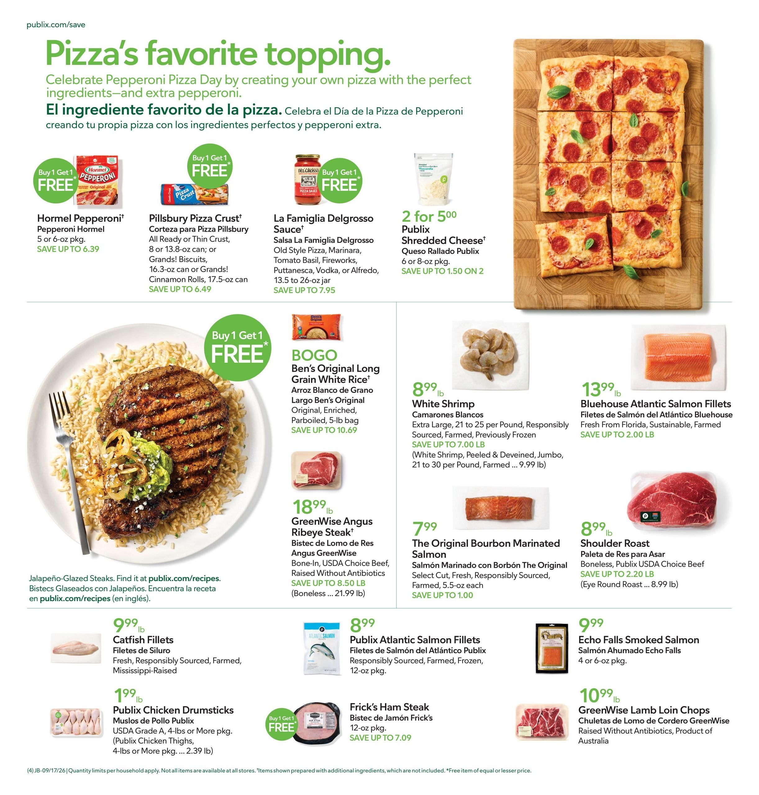 Publix (Savannah Area, GA) Anuncio Semanal Español Weekly Ad September 16 - 22, 2026