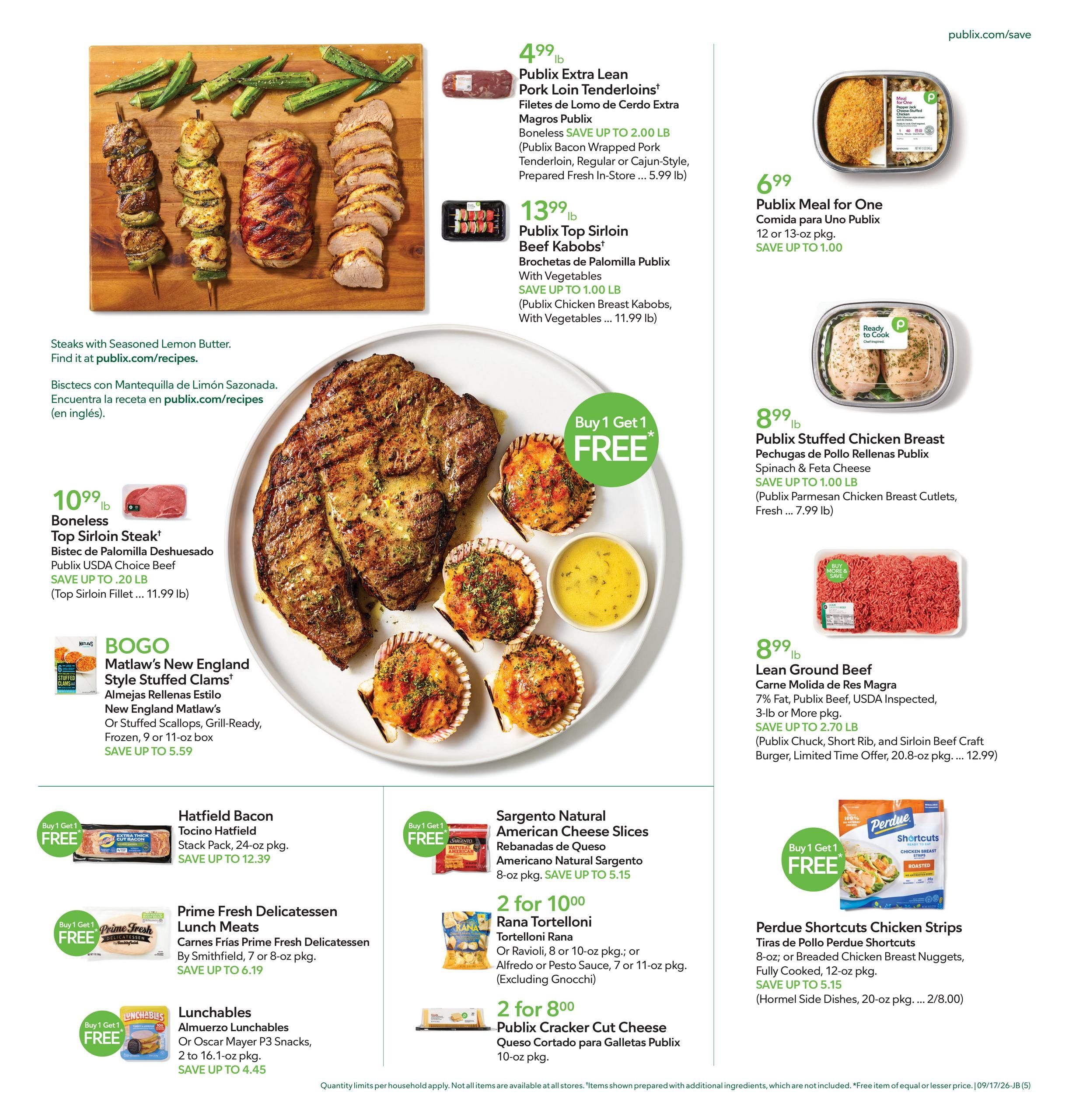 Publix (Savannah Area, GA) Anuncio Semanal Español Weekly Ad September 16 - 22, 2026