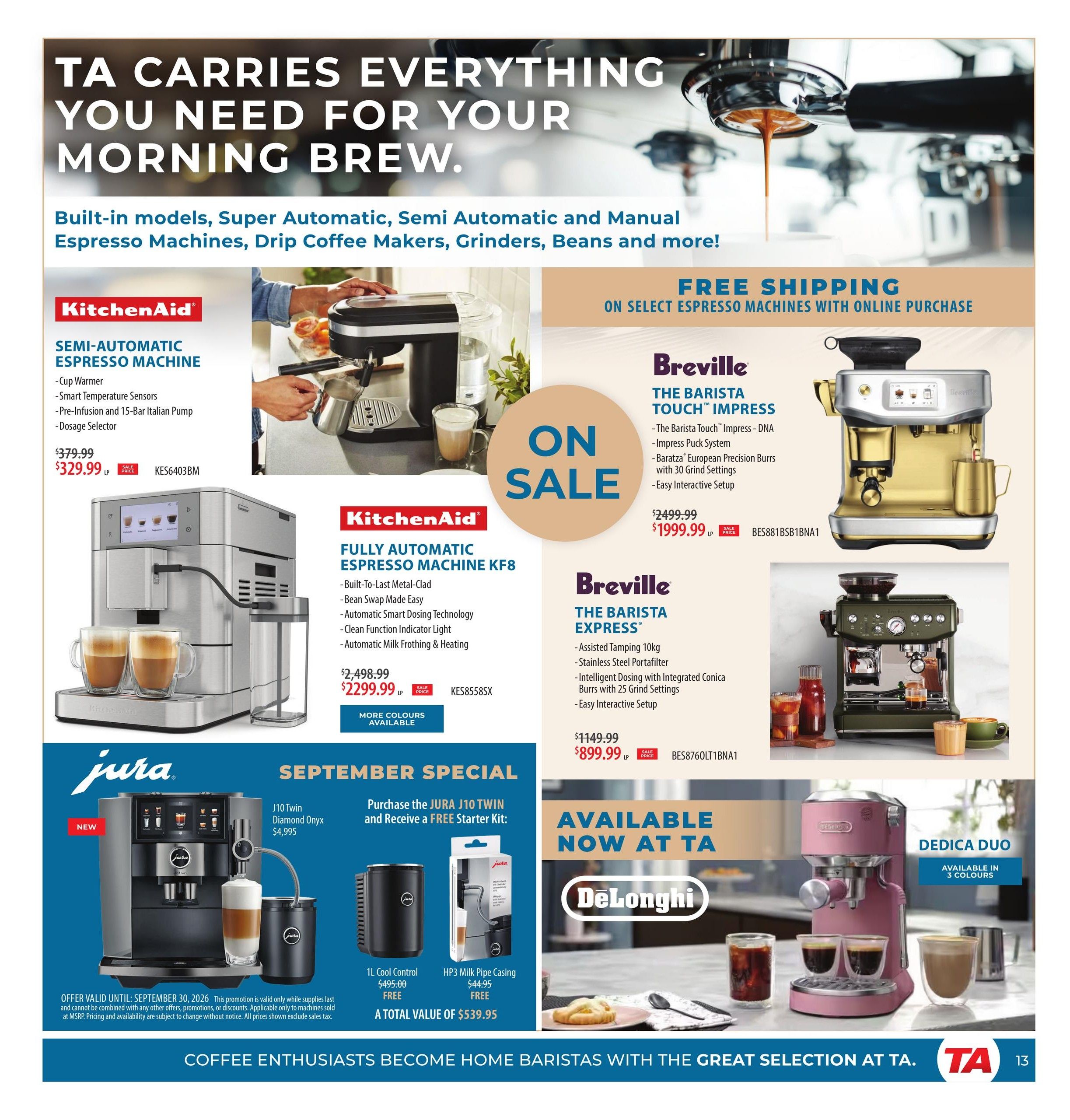 TA Appliances Flyer September 14 to 20