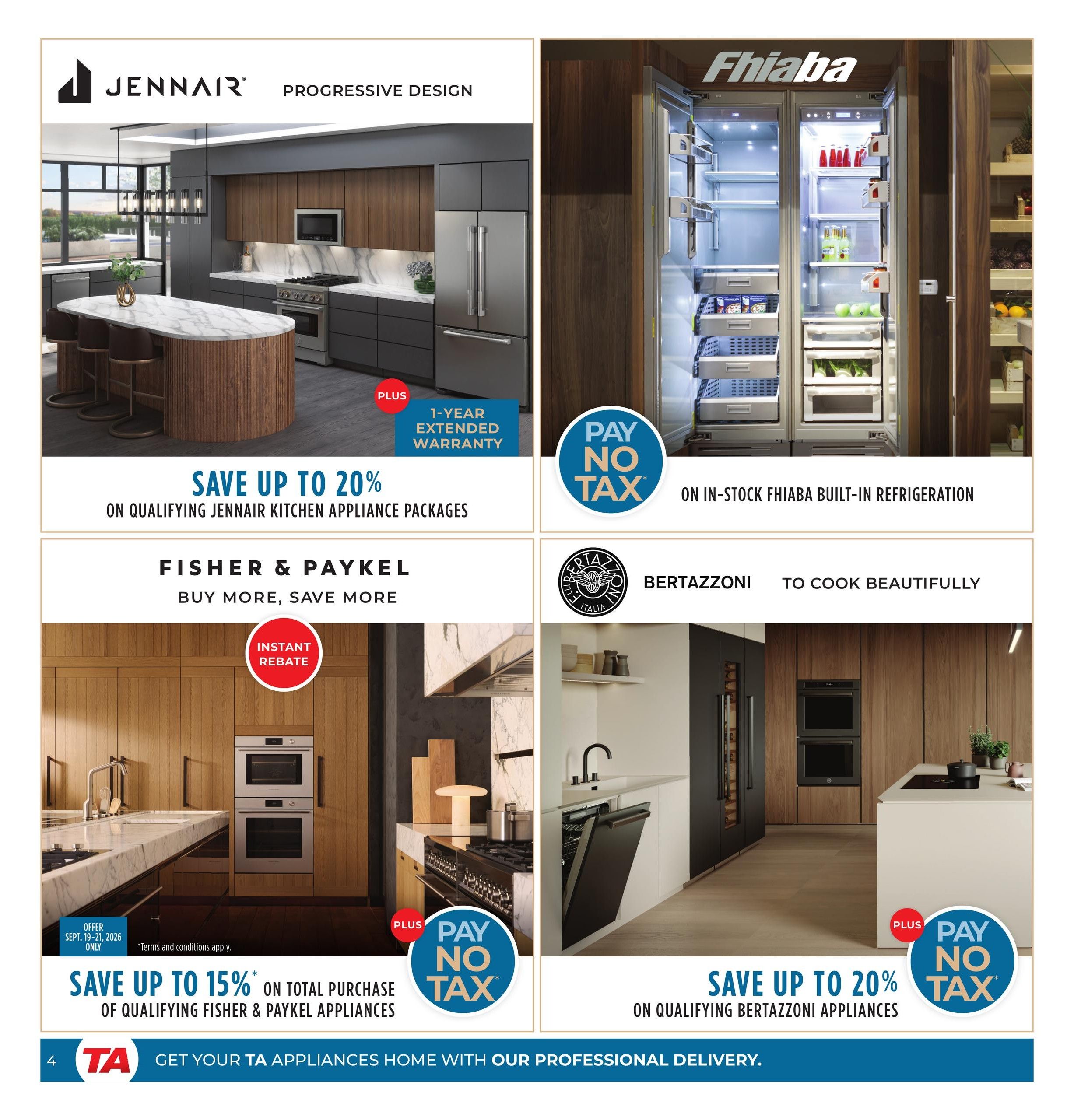 TA Appliances Flyer September 14 to 20