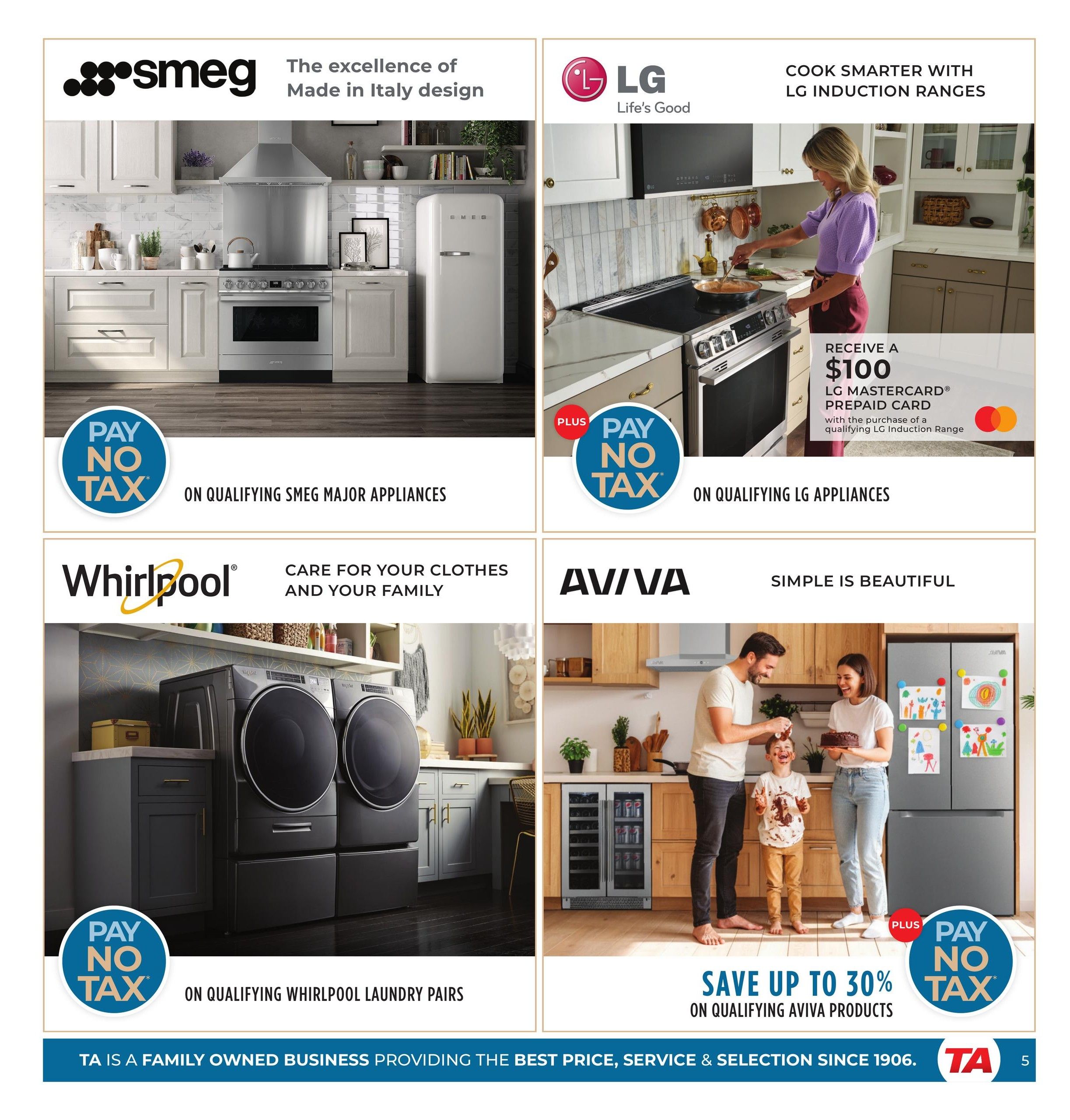 TA Appliances Flyer September 14 to 20