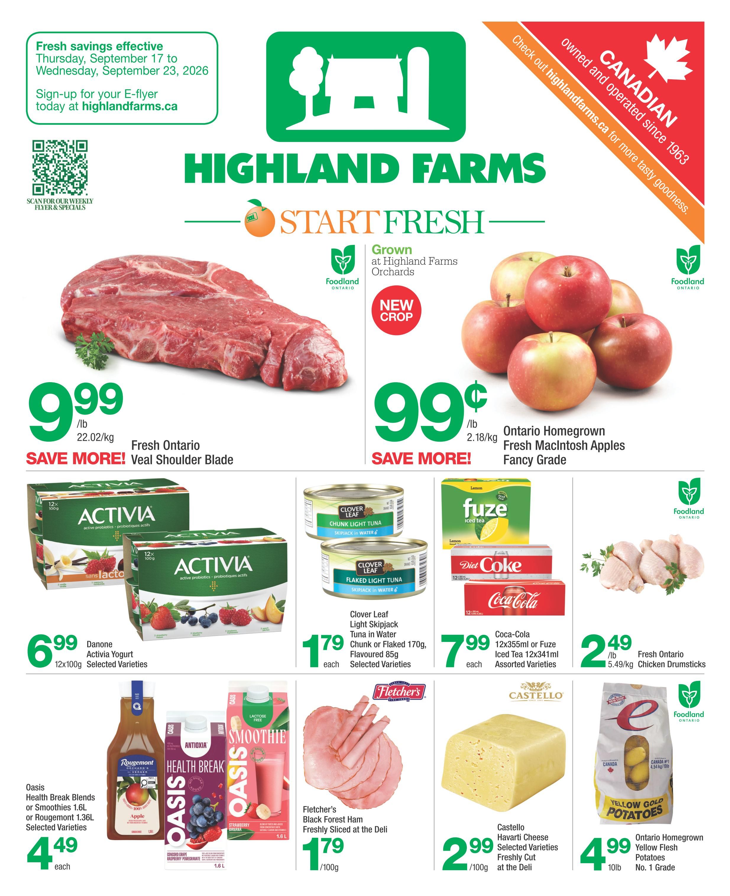 Highland Farms Flyer September 17 to 23