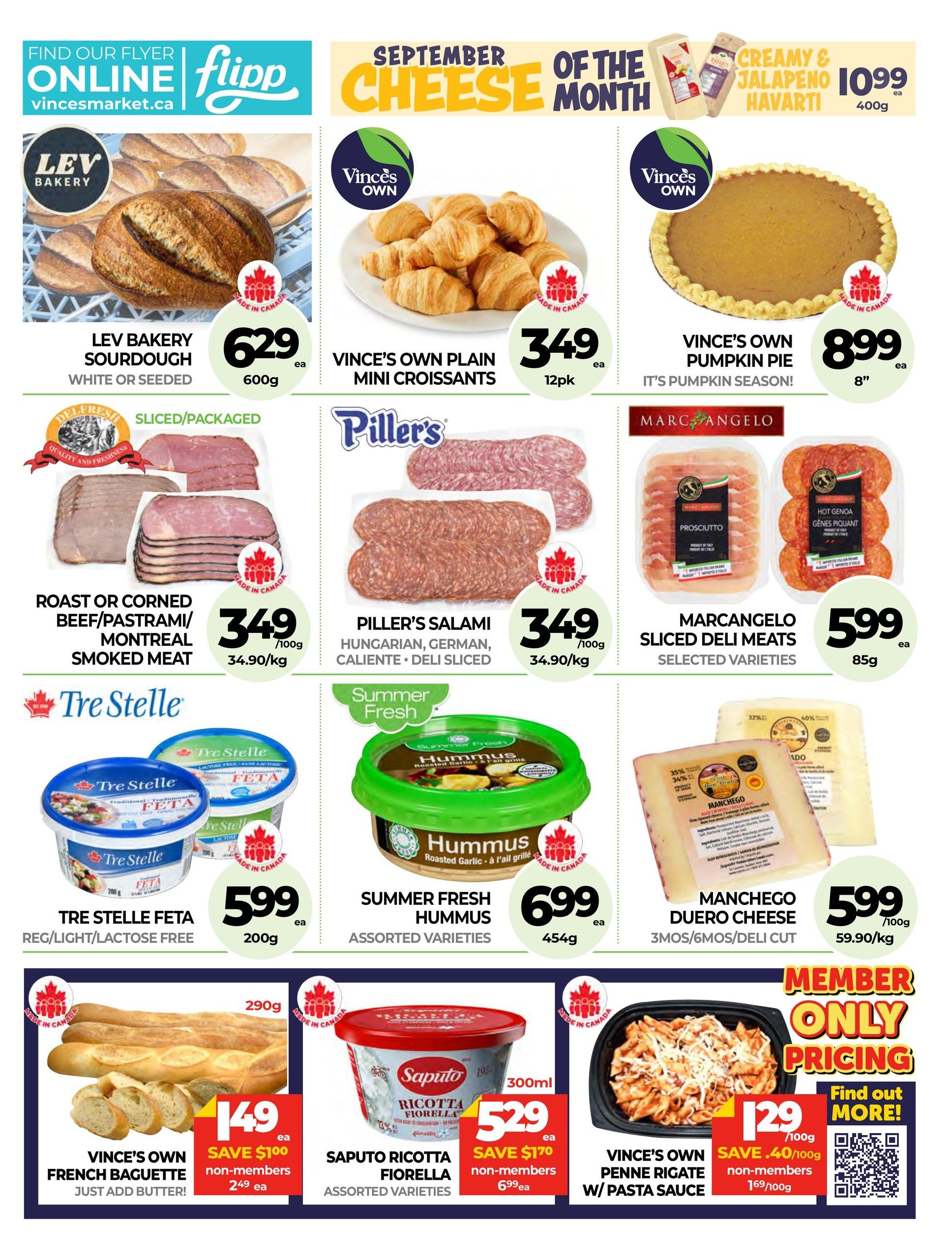 Vince's Market Flyer September 17 to 30