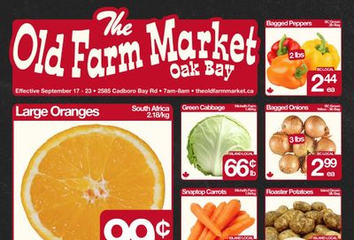 The Old Farm Market (Victoria) Flyer September 17 to 23